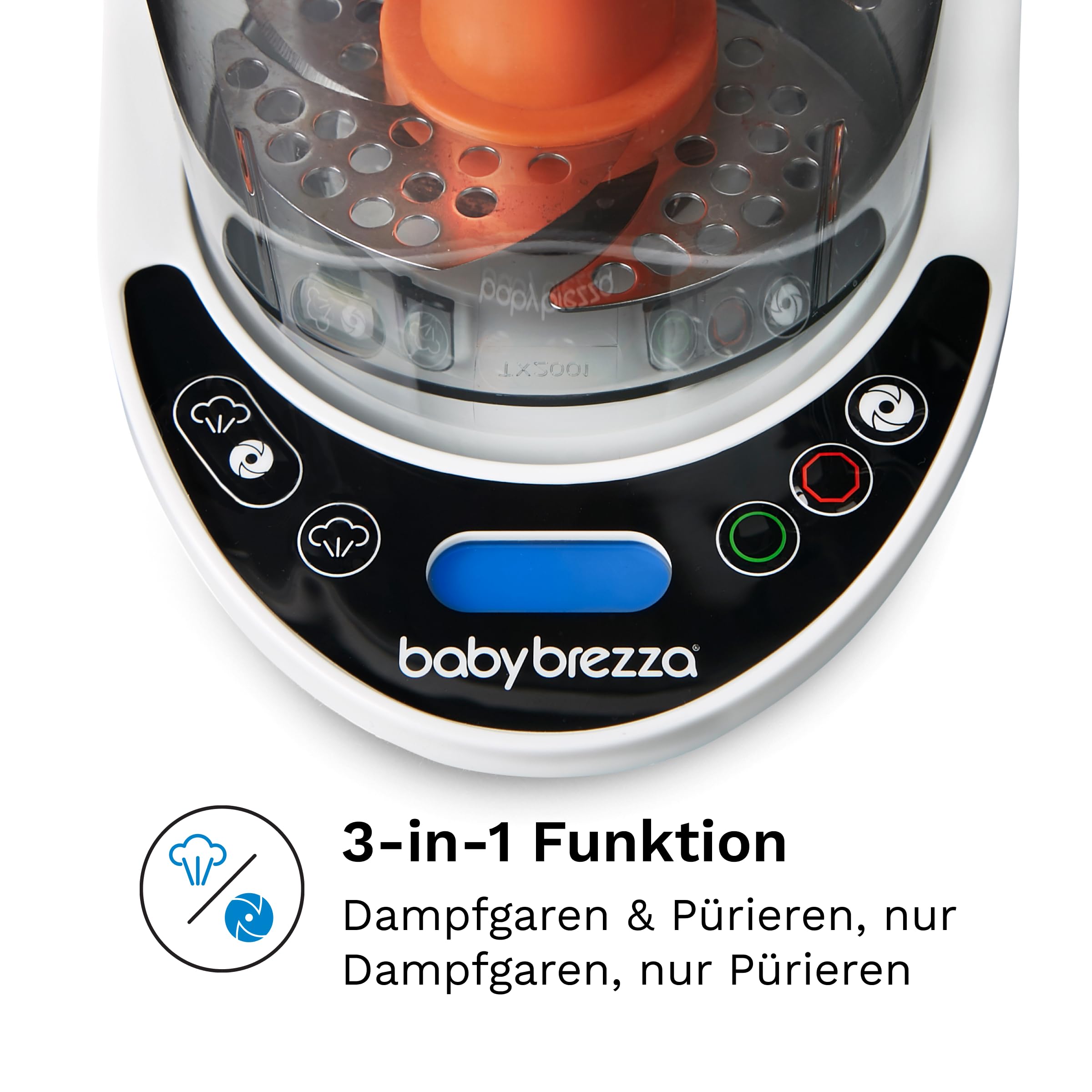 Baby Brezza Formula Pro Advanced & Food Maker Deluxe Bundle Set | Automatische Flaschenzubereitung, Dampfgaren, Mixen, Auftauen, Erwärmen, Babybrei, Babynahrung, Zubehör