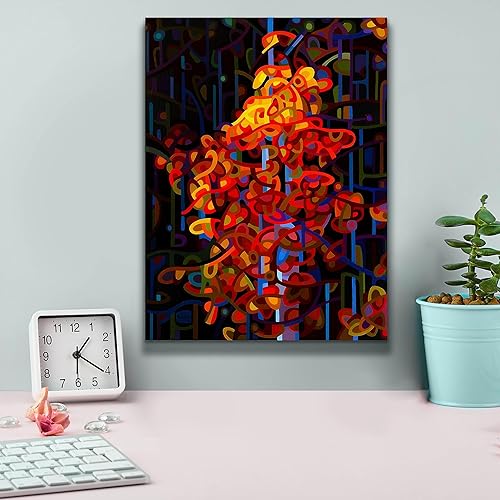 Miniatura 4 de Epic Graffiti 'The Beacon' de Mandy Budan, arte de pared en lienzo, 12 x 16 pulgadas