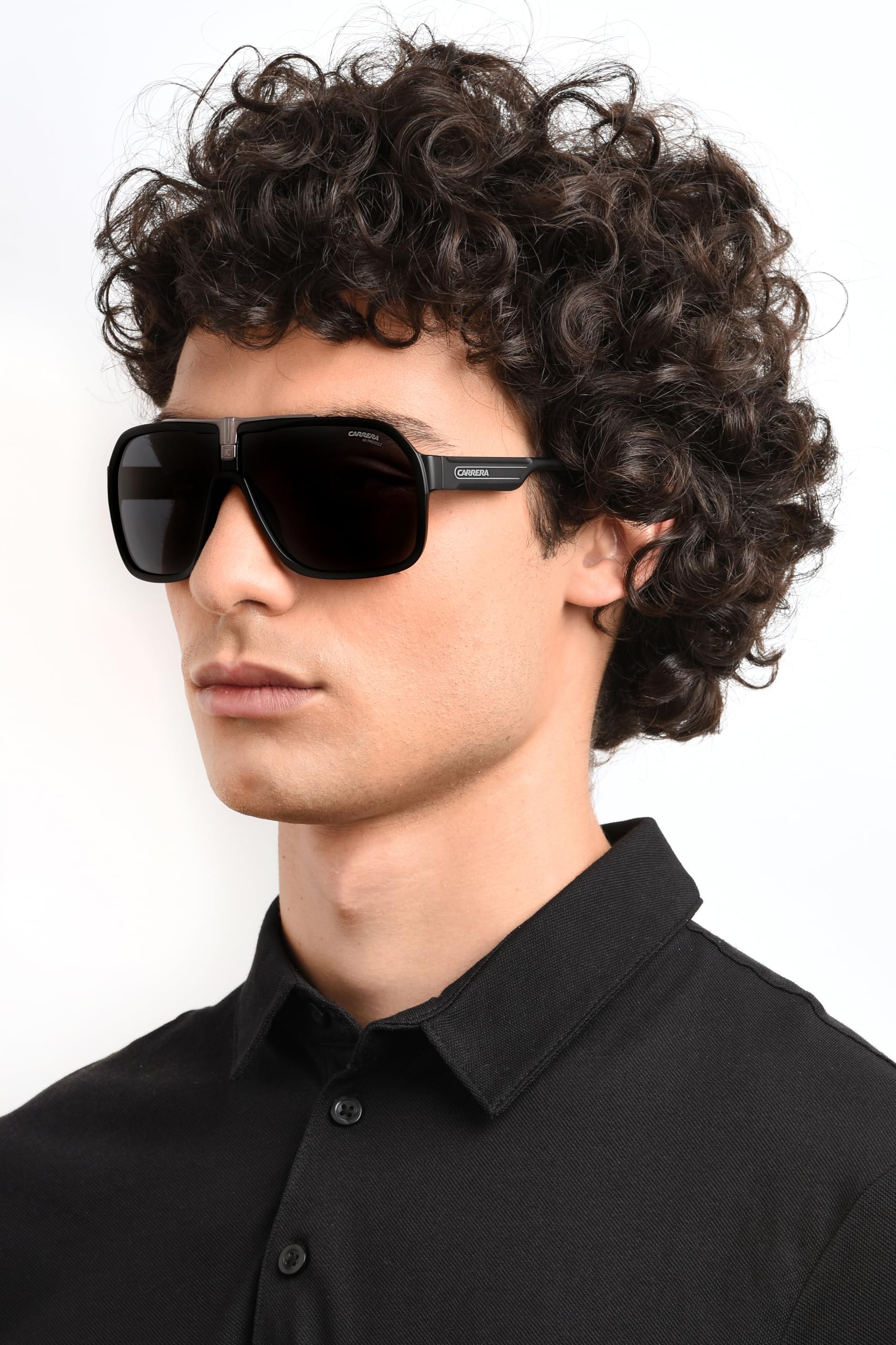 Carrera CARRERA 1014/S Okulary Słoneczne BLACK/GREY 64/10/135 Mężczyzna