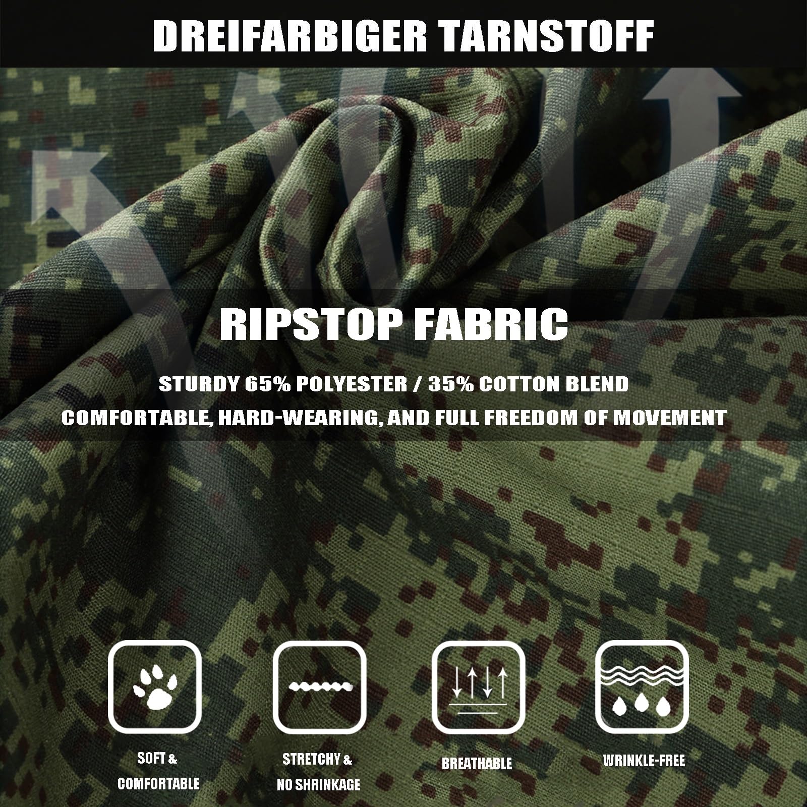 Ensemble D'entraînement Tactique Camouflage Russe, Uniforme Militaire Camouflage, Pantalon de Chasse BDU, Ensemble Airsoft/paintball