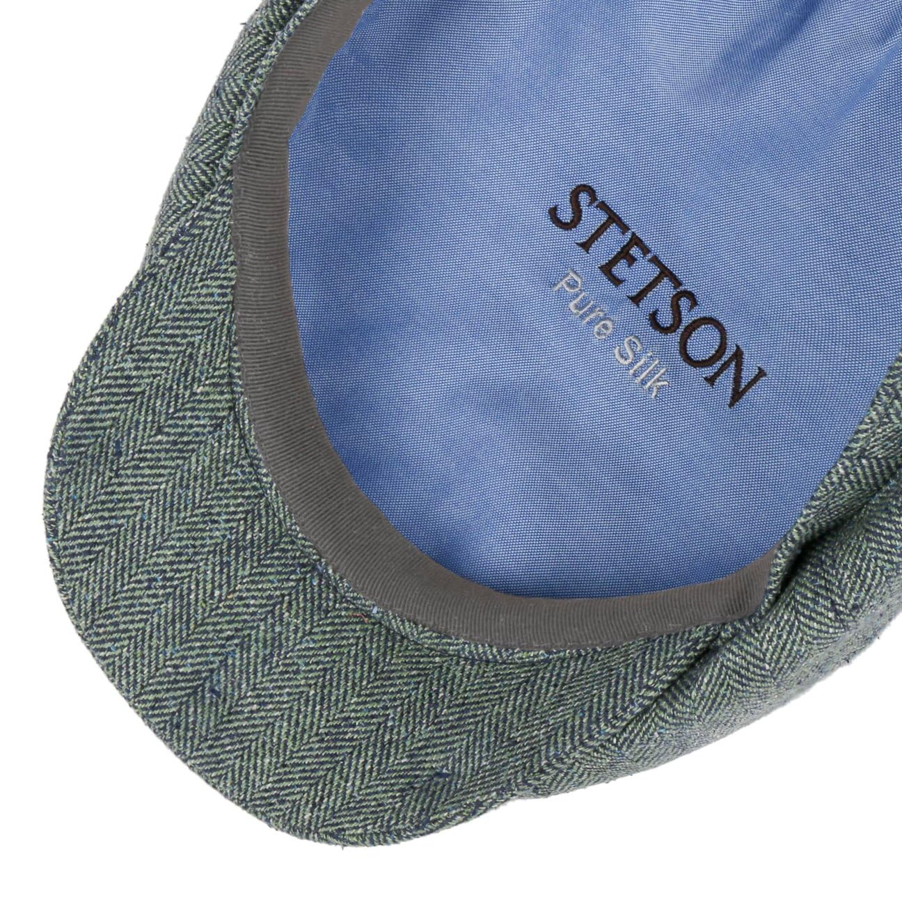 Stetson Casquette Hatteras Frame Femme/Homme - Made in The EU Couvre-Chef d'été en Soie Sauvage avec étiquette visière, Doublure Été Printemps-été