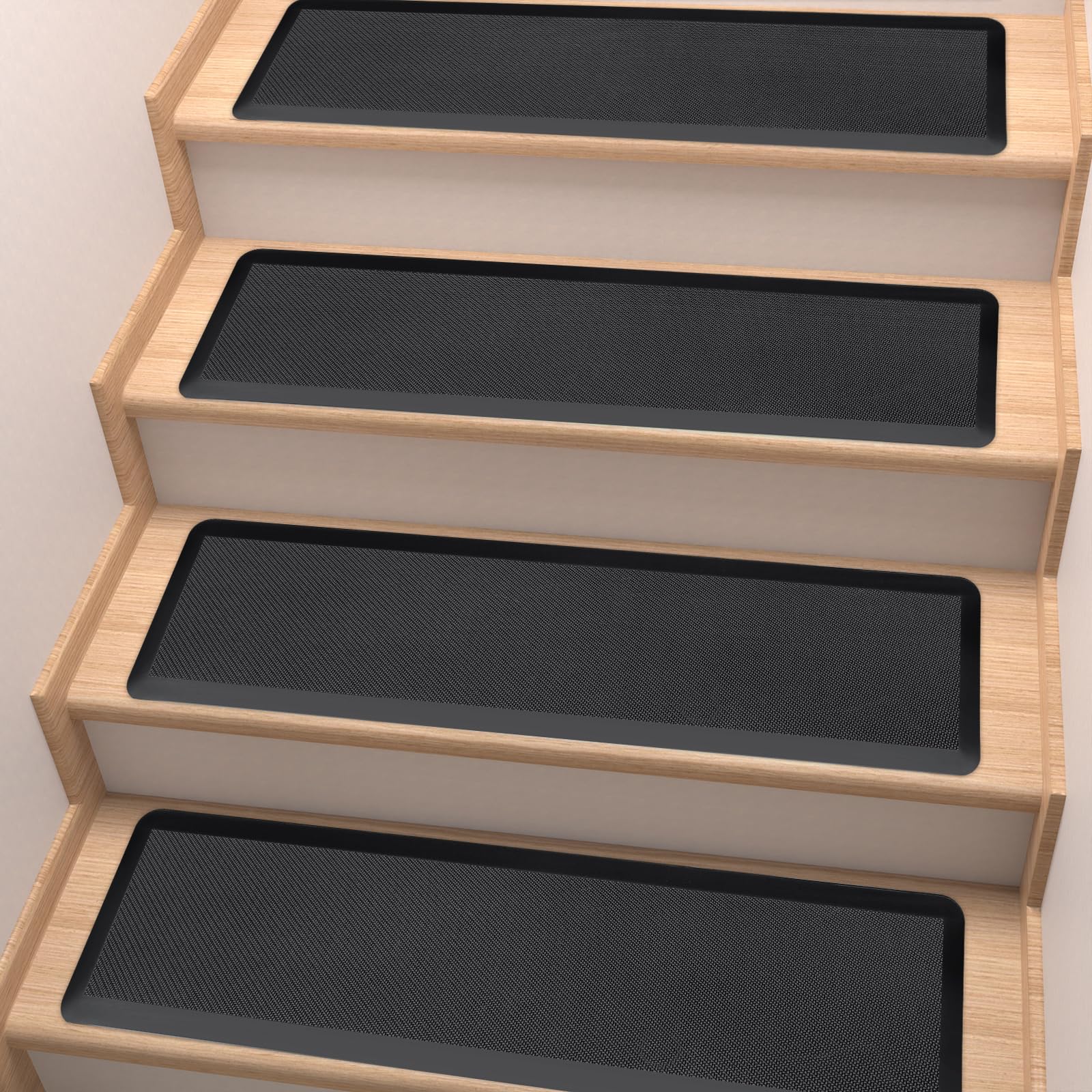 Sécuriser un escalier intérieur glissant avec le lot de 12 marches en mousse PURE ERA