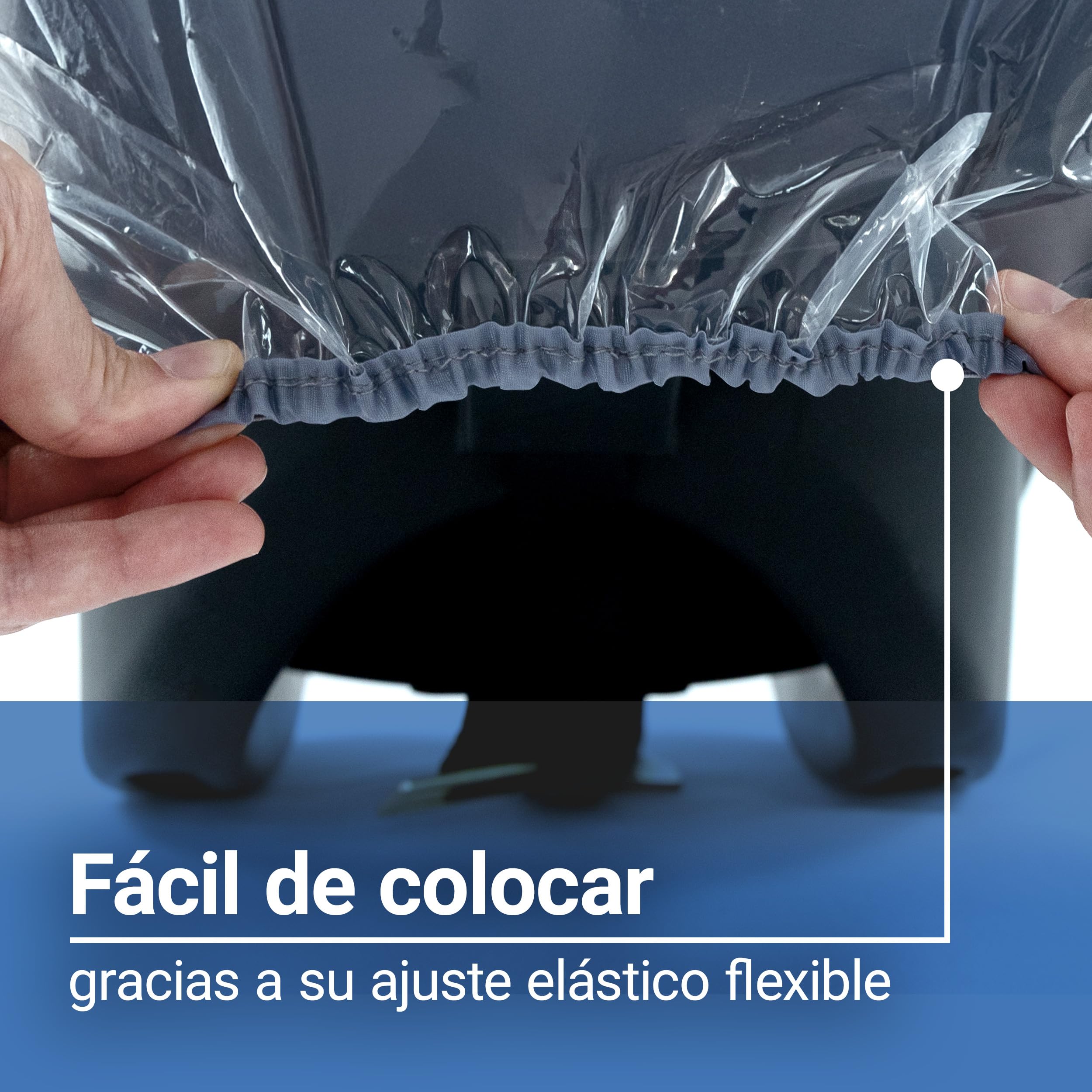 Zamboo Protector de Lluvia Universal Premium para Portabebés - Plástico Antilluvia para Grupo 0 - Compatible con Maxi Cosi | Cybex | Römer - Burbuja con Ventana Grande - Contacto Rápido - Sin PVC