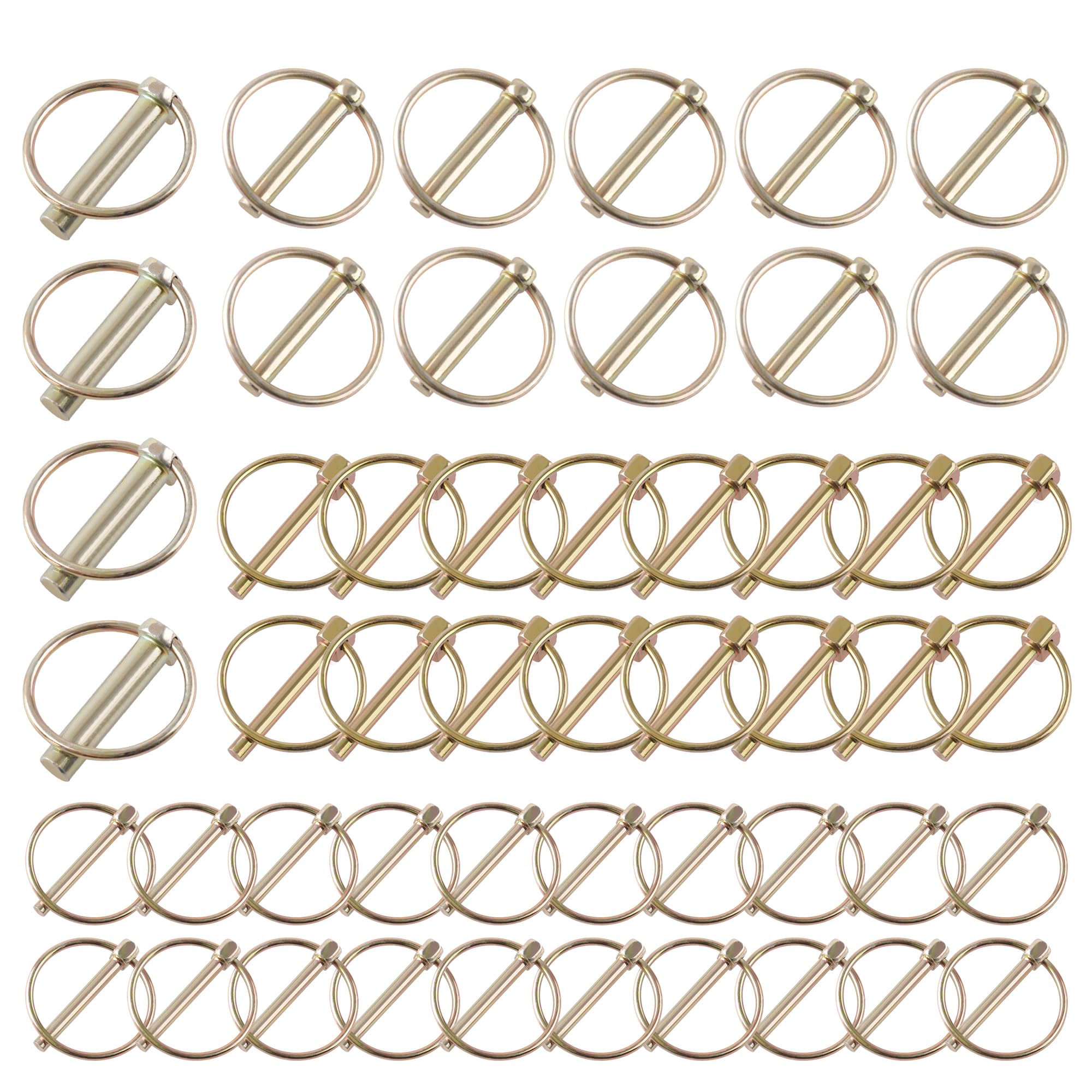 50Pcs pins for Trucks Trailers Tractors Mowers 3 Point Accessories