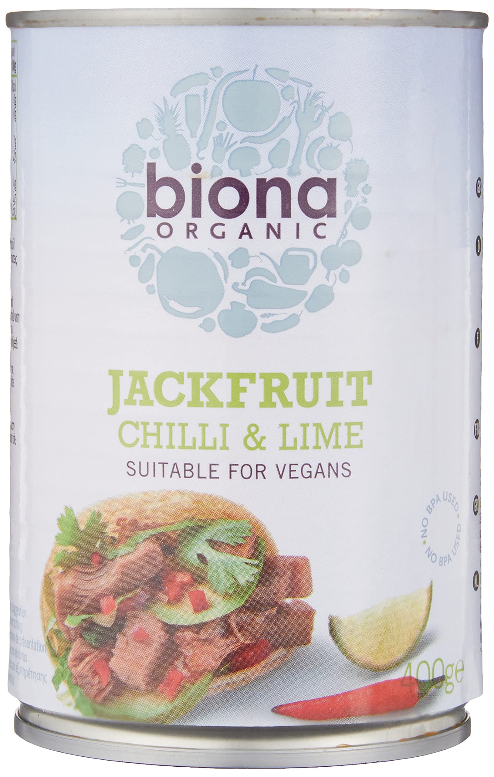 Biona Chilli Lime Jackfruit in Can Organic, 400 gm
