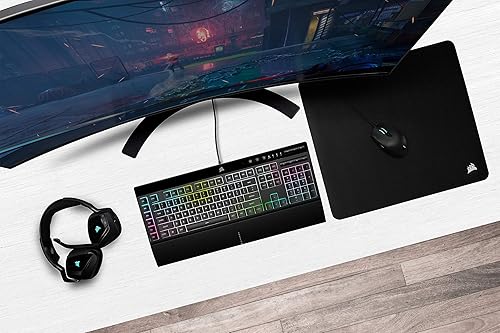 Miniatura 8 de Corsair K55 RGB PRO XT - Retroiluminación RGB dinámica por tecla - Seis teclas macro con integración de software Elgato Stream Deck - IP42