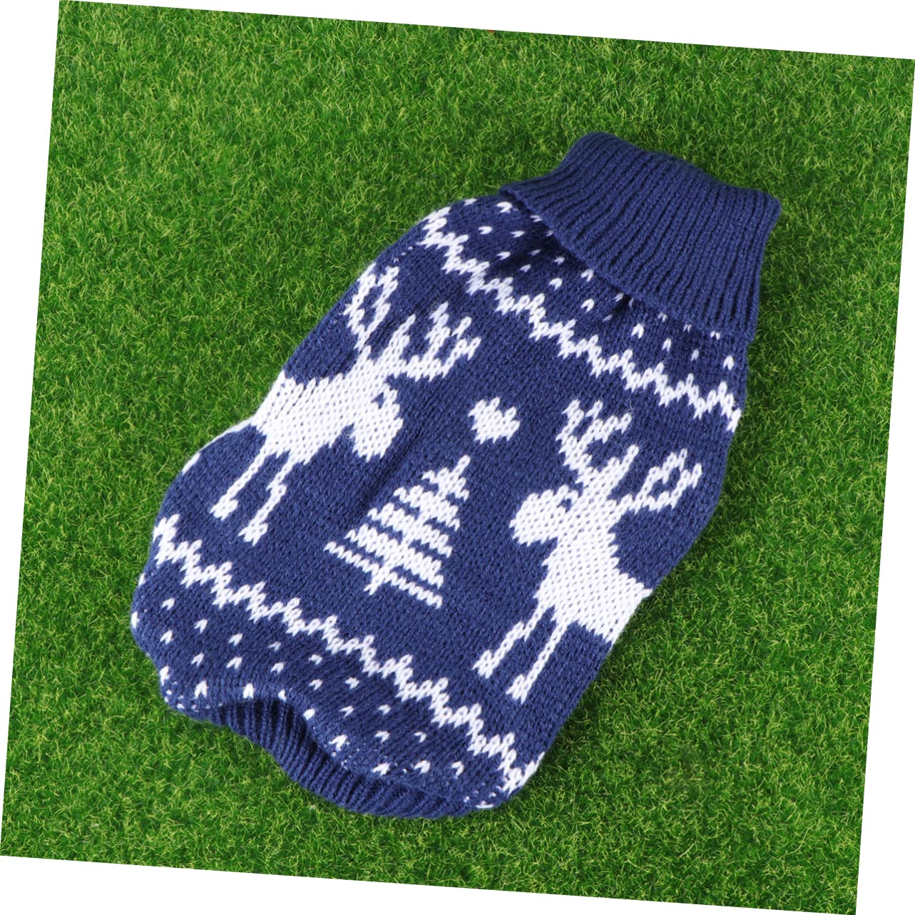 BESPORTBLE 3pièces Pull De pour Chiens Petits Vêtement Hiver pour Chiens Manteau avec Motifs De Et Rennes Bleu