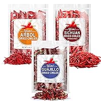 Vista 15 de Yimi Chiles de chile secos, 10.7 onzas, chiles rojos secos enteros de primera calidad, calor caliente picante, ideal para recetas mexicanas