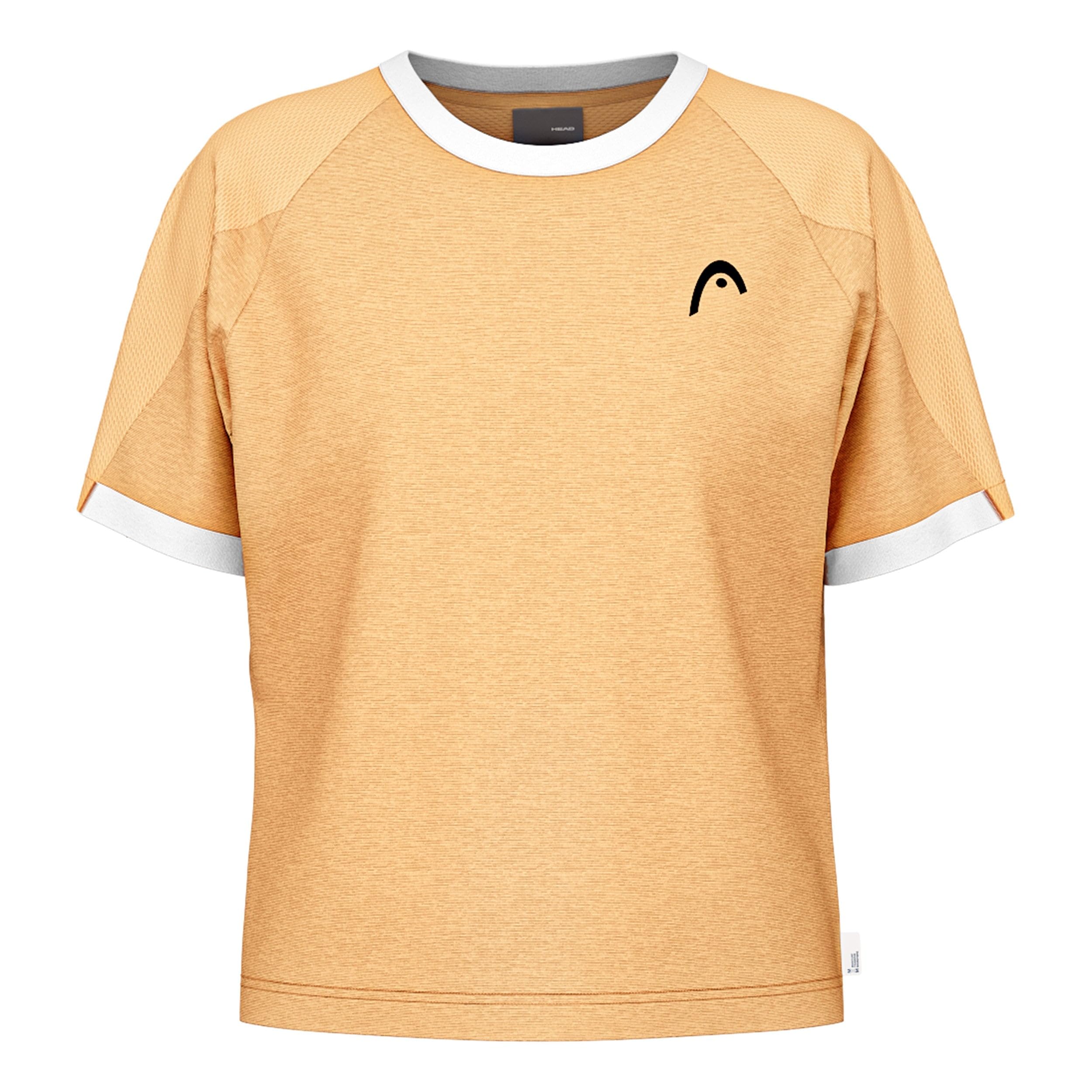 HEAD Performance Play Tech Maglietta Donna Giallo Oro