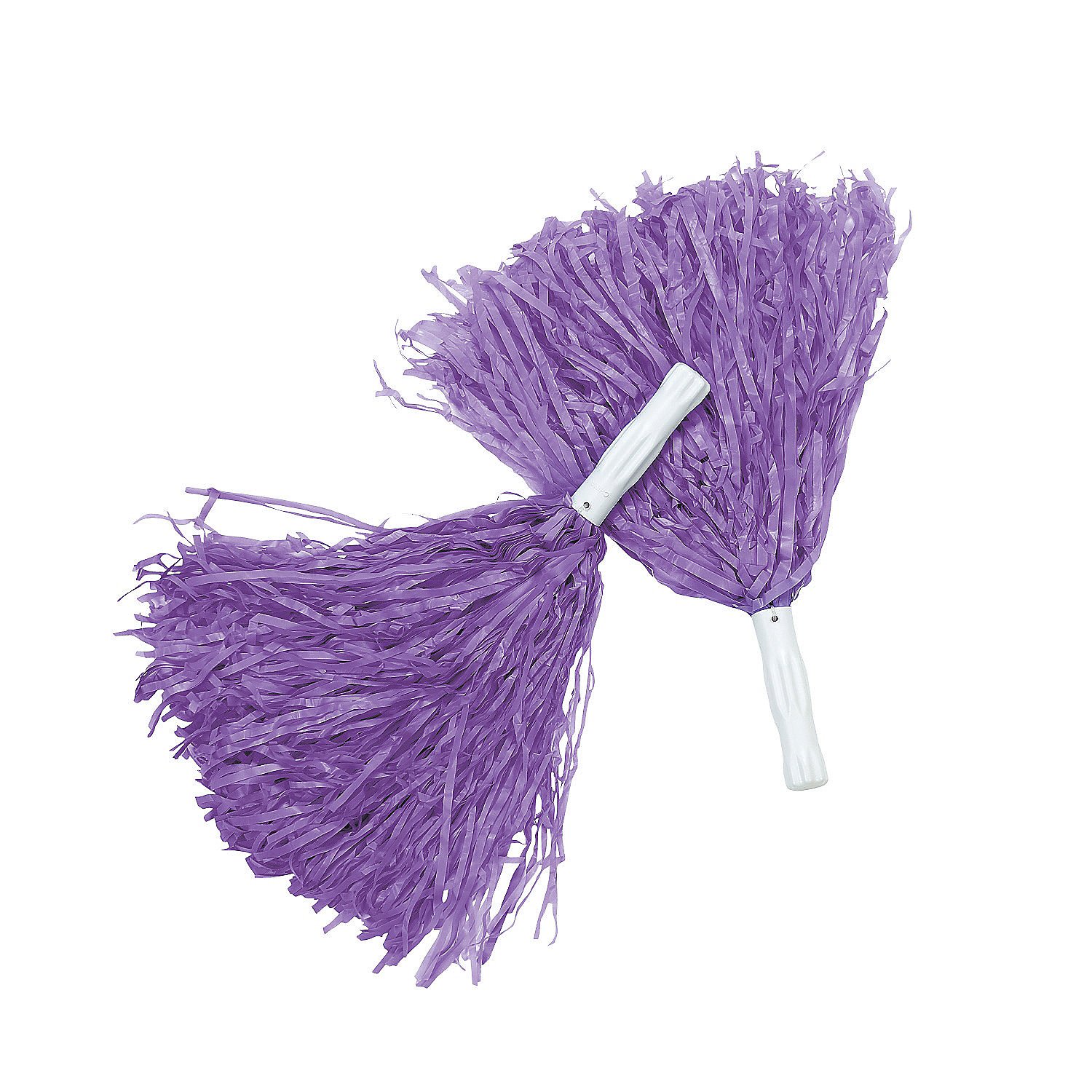 Fun Express - Purple PoM-Poms (12pc) - Toys - Active Play - Pom - Poms - 12 Pieces