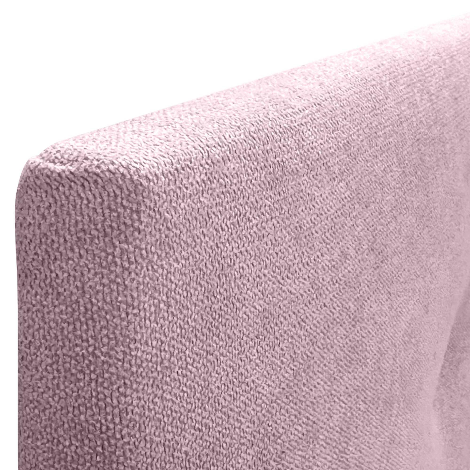DHOME Cabecero de Polipiel o Tela AQUALINE Pro cabeceros Cabezal tapizado Cama Lujo (Tela Rosa, 105cm (Camas 80/90/105))