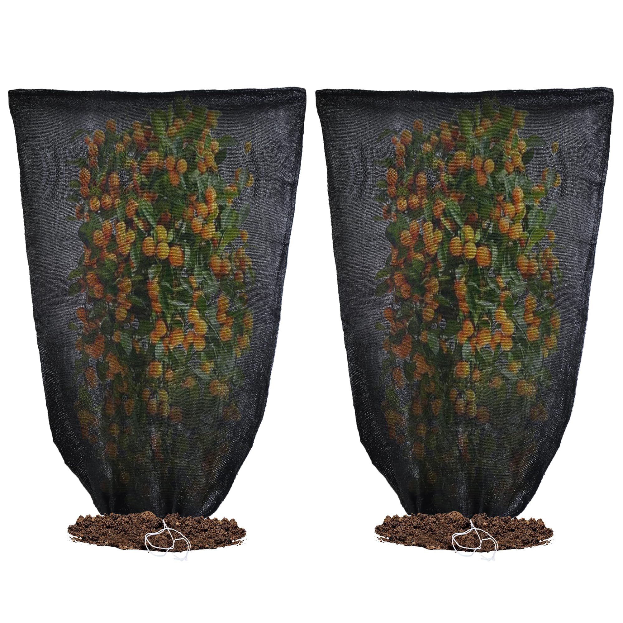 Photo 1 of WBCBEC Garden Plant Shade Cover (2 Pcs, Black)