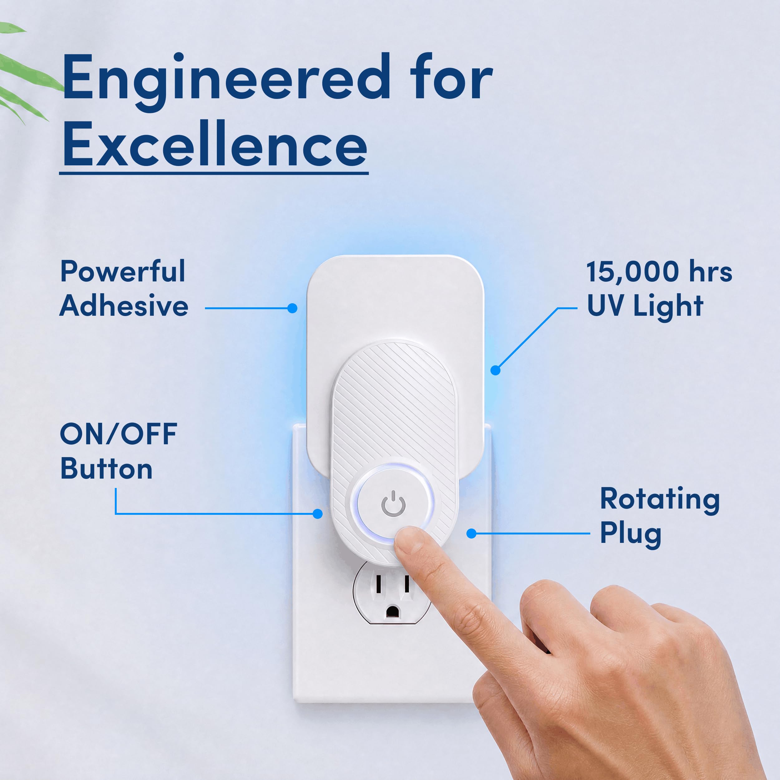 Shieldeck Trampa inteligente para insectos voladores UV para interiores (1 dispositivo + 5 almohadillas de pegamento) – Trampas para mosquitos para casa interior, trampa para moscas interiores, luz de