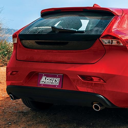 Miniatura 302 de Rico Industries Placa de matrícula de metal con incrustaciones láser de Florida Gators de la NCAA plateado,Alternativo,Negro -,Negro/Plata,Azul,azul