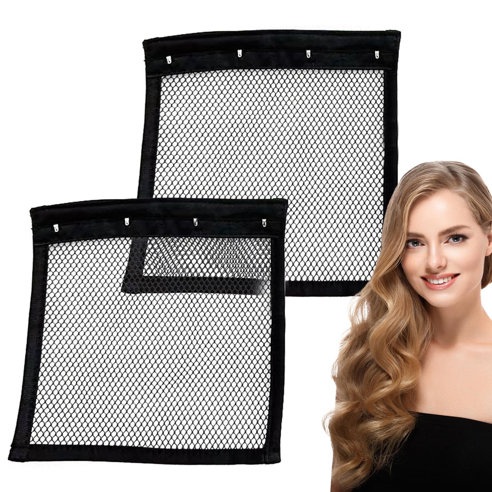 Length N Lock Haarstrecker – Netz Für Lockiges Haar, Zum Dehnen & Trocknen, 7 Zoll & 13 Zoll, 2 Stück