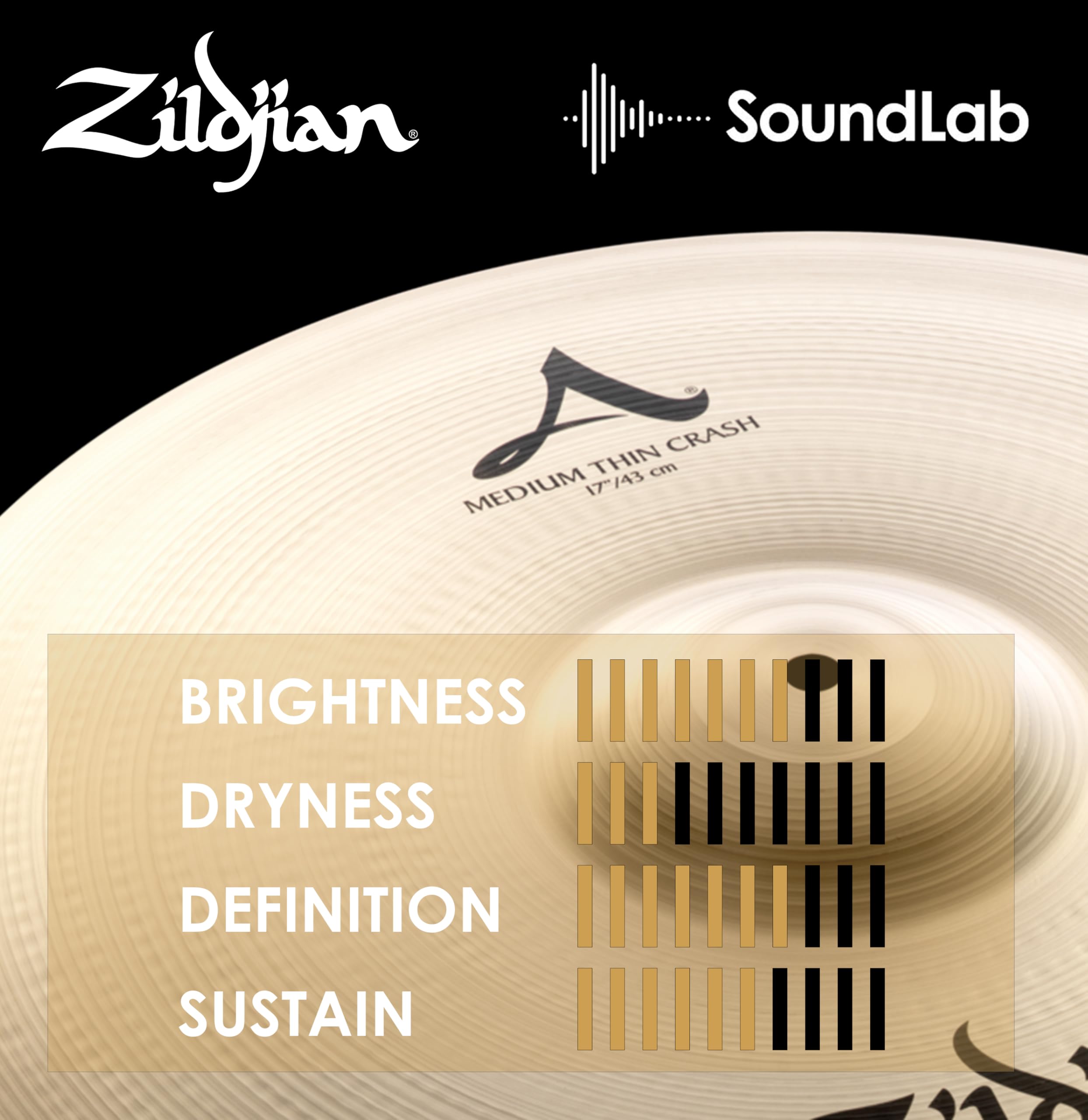 Avedis Zildjian  17インチ クラッシュ シンバル 17