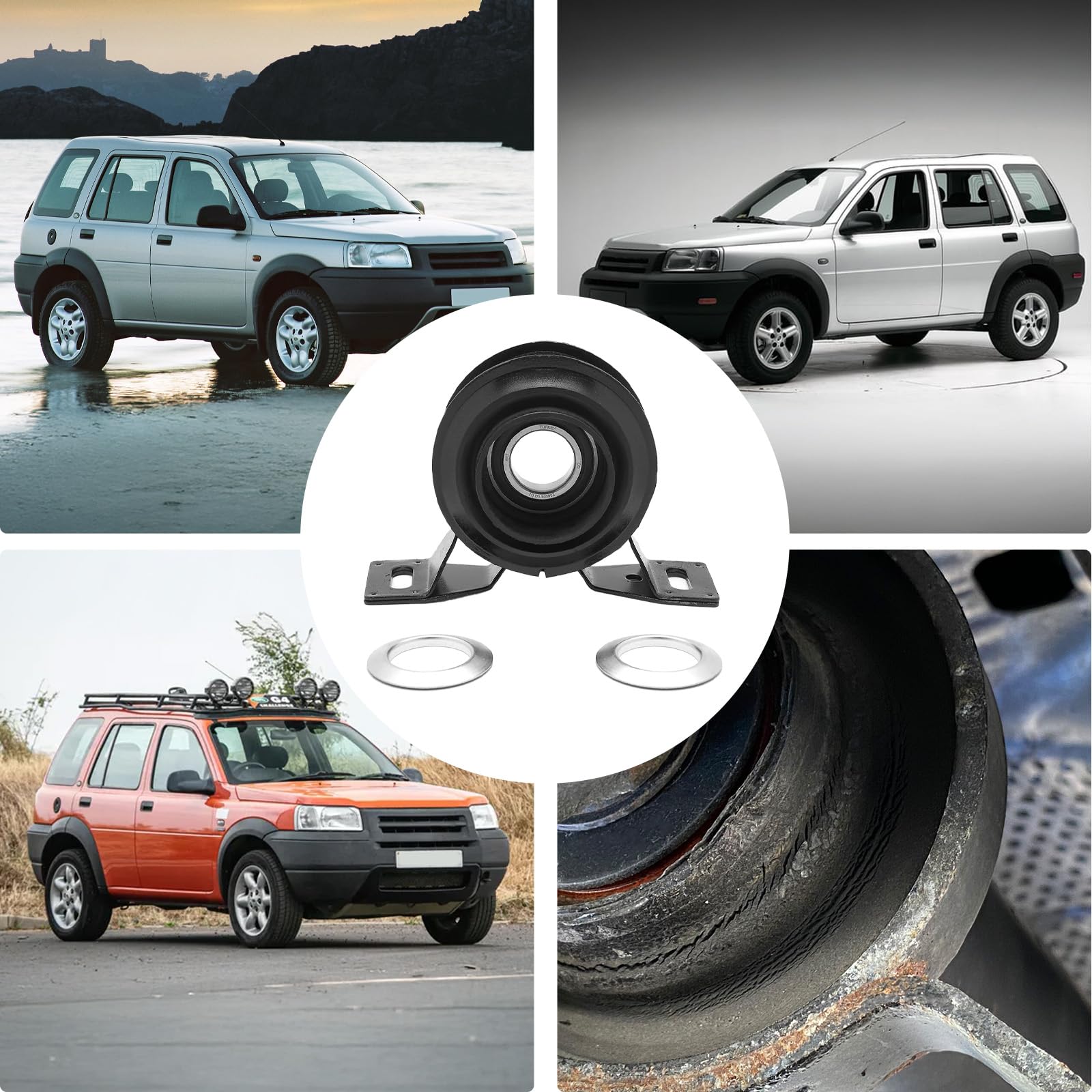 Roulements centraux d'arbre de transmission arrière, compatibles avec Freelander I Off-Road (L314) 1998-2006 Remplacement pour TOQ000040 TOQ000010