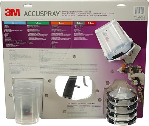 Miniatura 2 de 3M Accuspray - Sistema de pistola de pintura con PPS 20 26580 estándar 22 onzas uso para automóviles muebles armarios y más 1 pistola de pintura 1