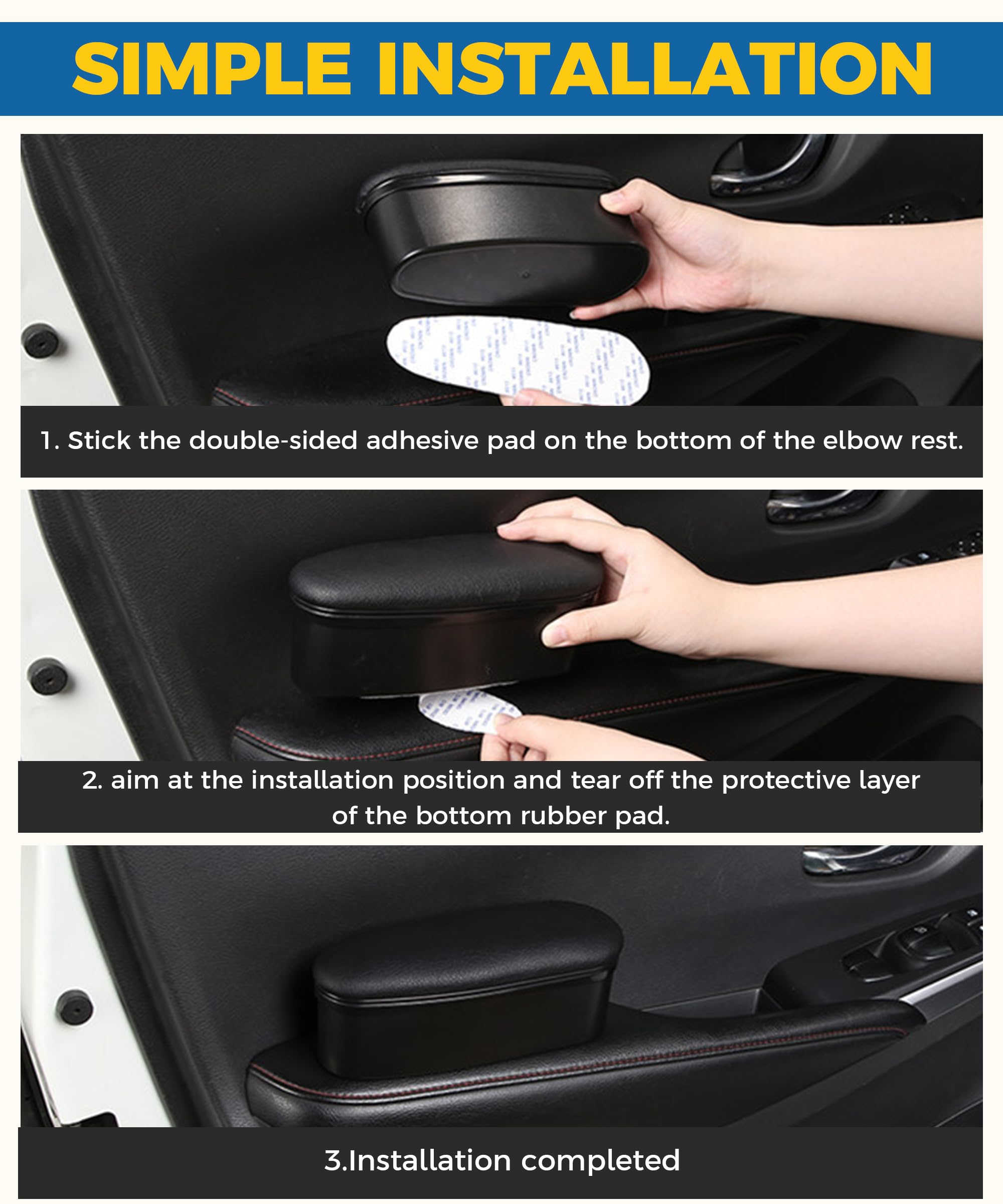 Bracciolo Auto Universale Con Portaoggetti - Poggia Braccio Per Guidare Comodo E Senza Fatica - Foto 8