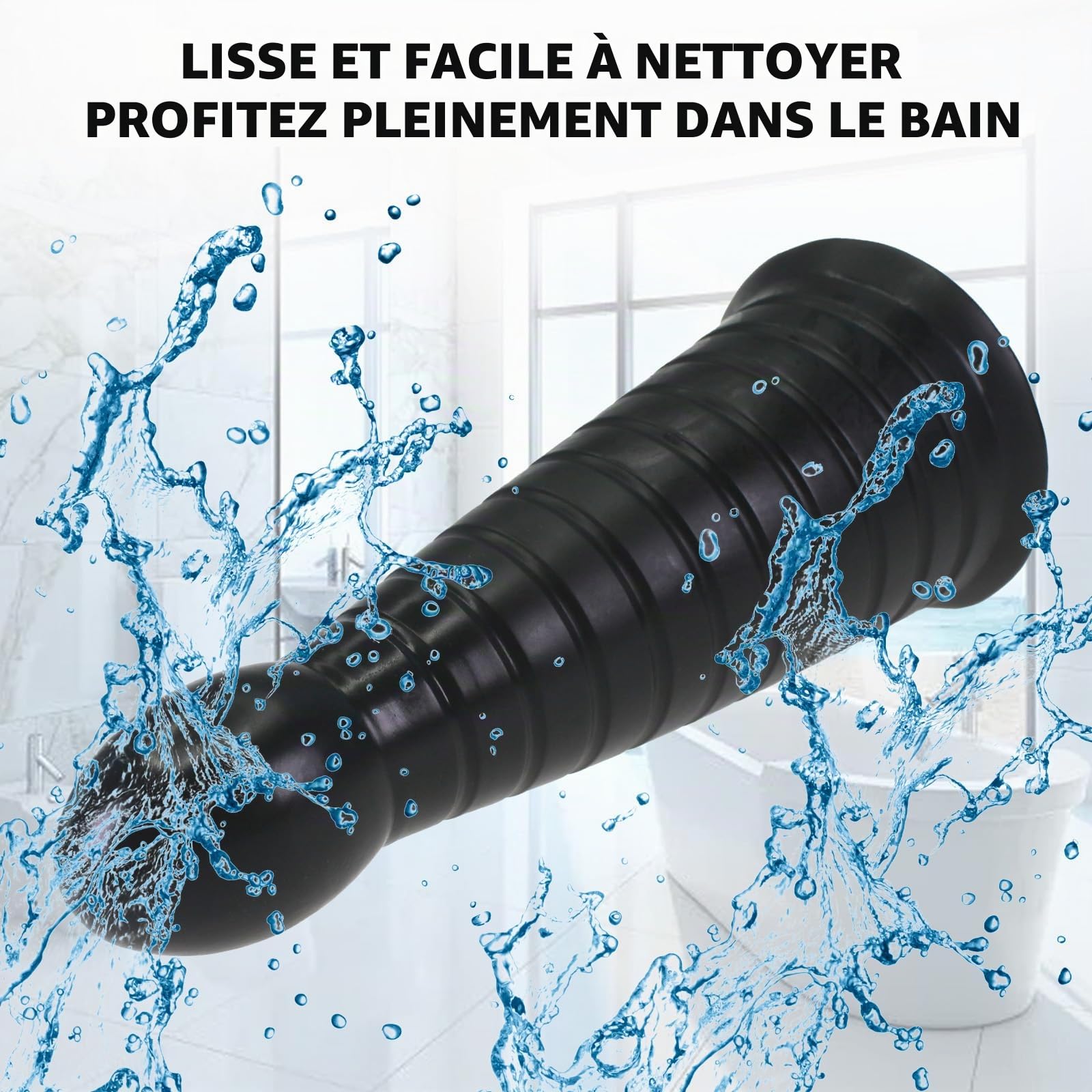 26CM Plugs Anals Plug Geant Gode XXL,Plug Anal Gode Ventouse en Silicone,Gros Gode Extra Large Plug Anale Homme,Dilatateur Anus XXL Toys Anals Godemichets Jouet Couple