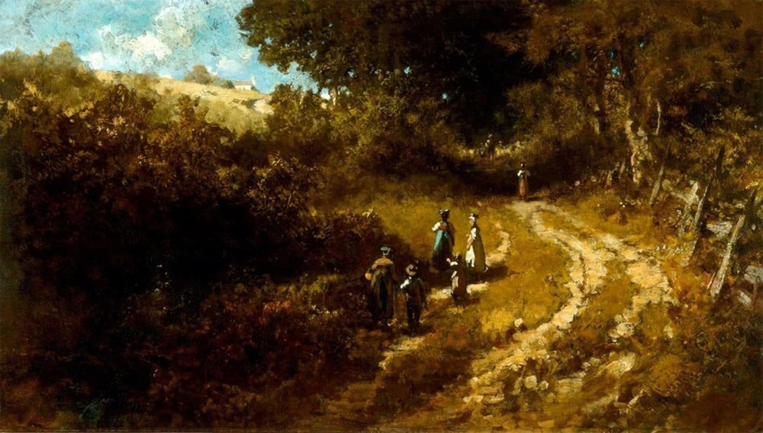 Graffiti art mural église à Dachau Carl Spitzweg poster décoration maison 60x90