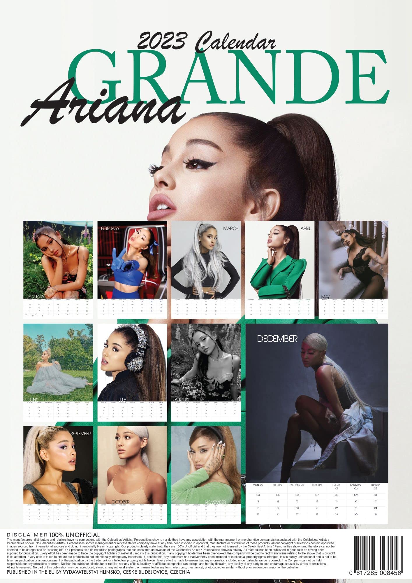 ARIANA GRANDE CALENDAR 2023 : Amazon.co.uk: Stationery & Office Supplies