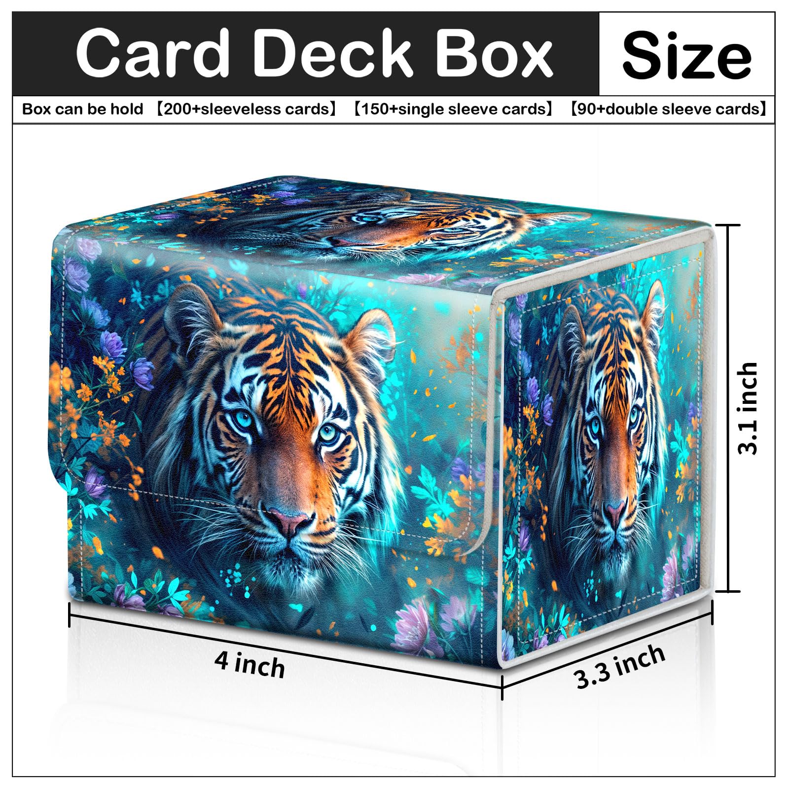 Amazon.com: CAPAUNVDA Card Deck Box for MTG Trading Cards with