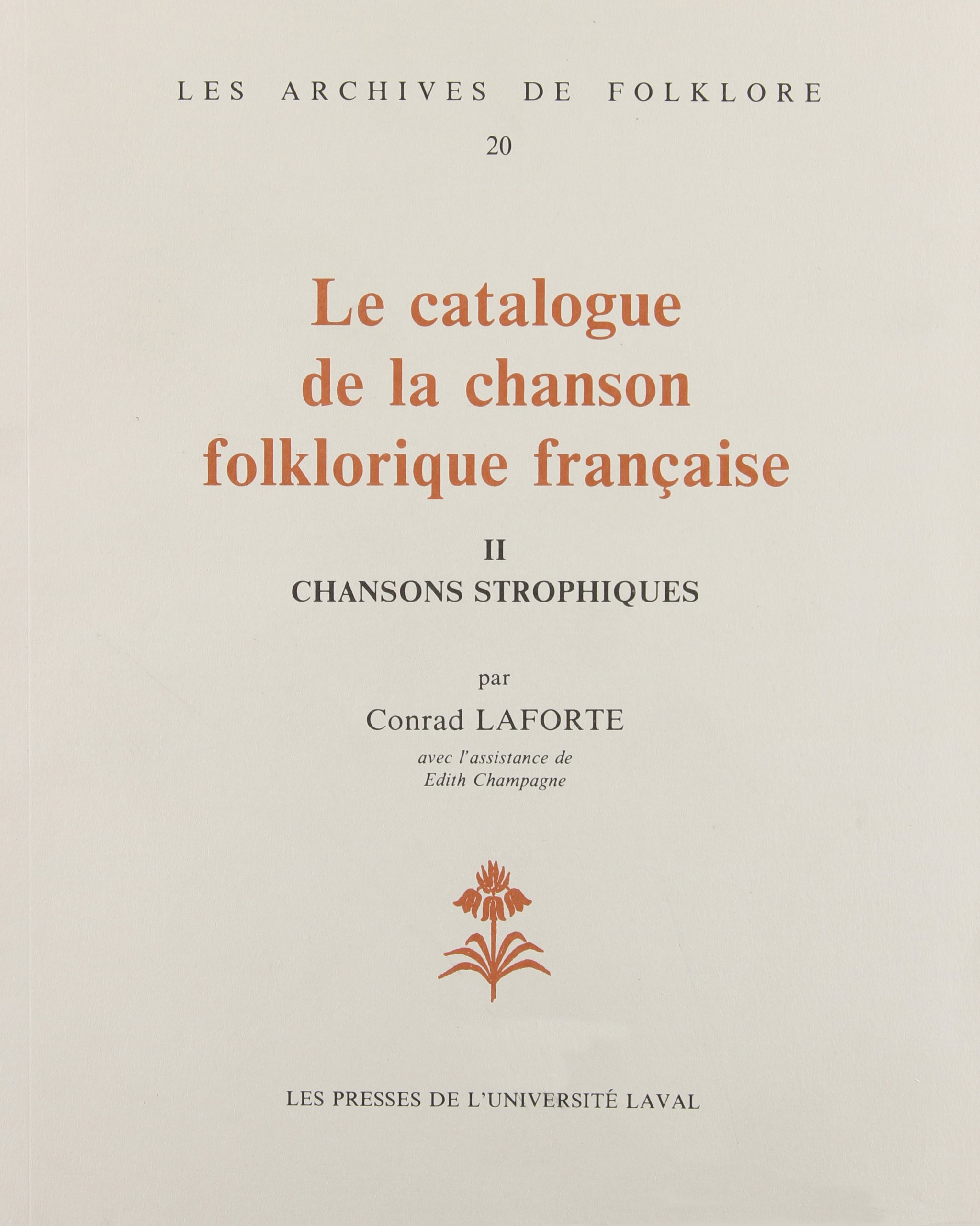 Chansons strophiques