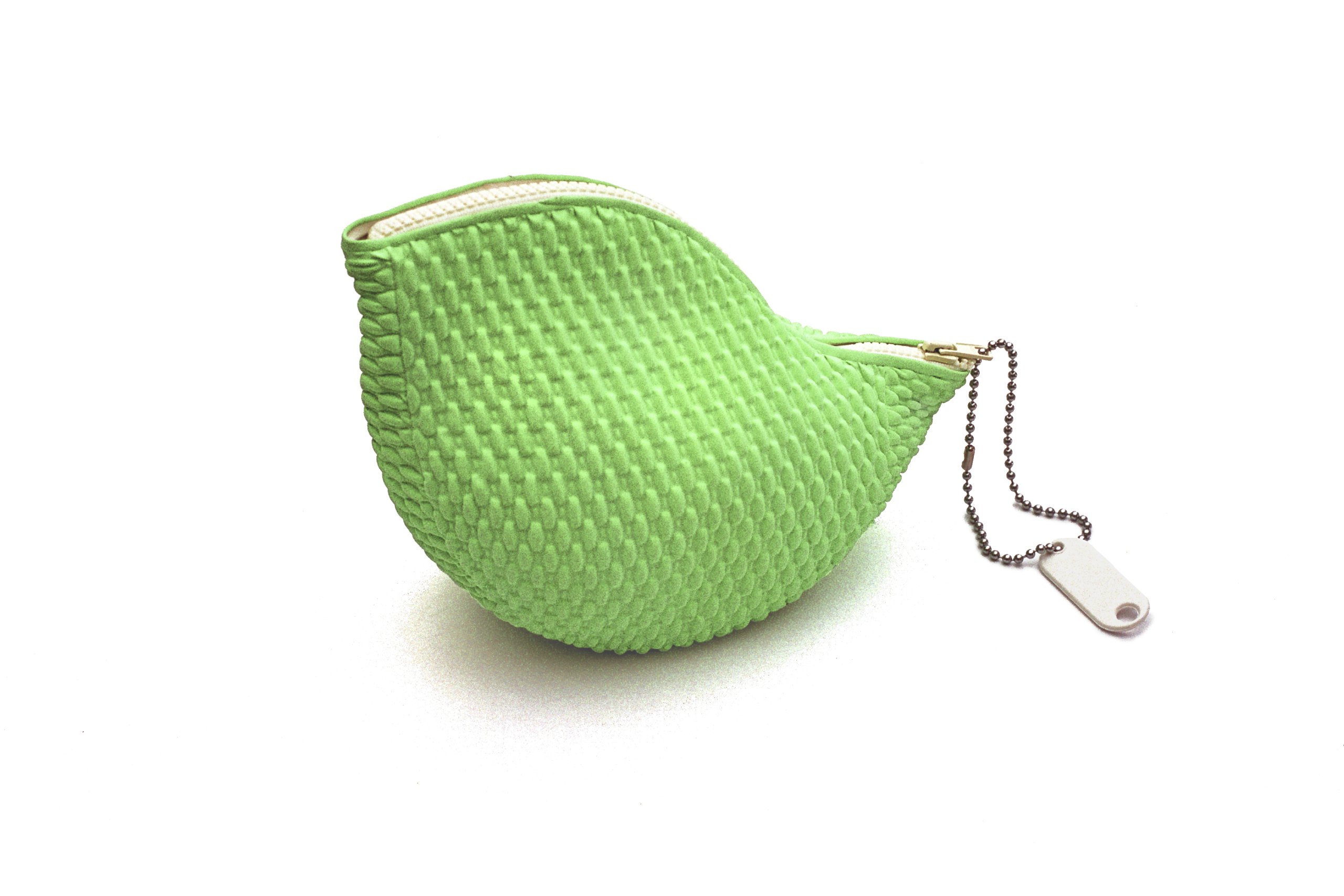 Pension für Produkte Gänsehaut 2080 Toiletry Bag in Bird Design 25 x 15 x 12 cm Semi-Circular/Light Green Natural Rubber