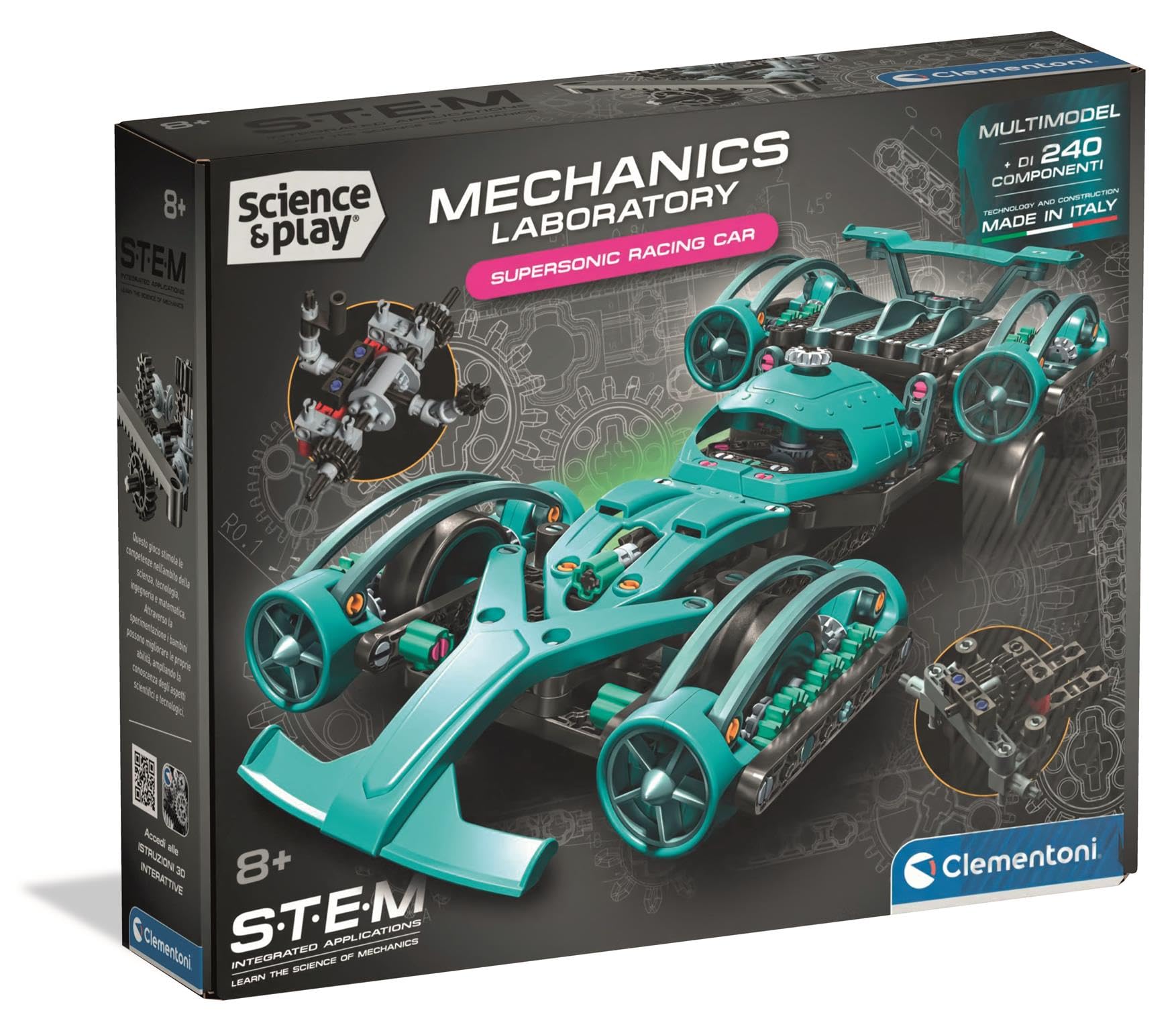 Clementoni -Supersonic Car - 75155 - Made In Italy