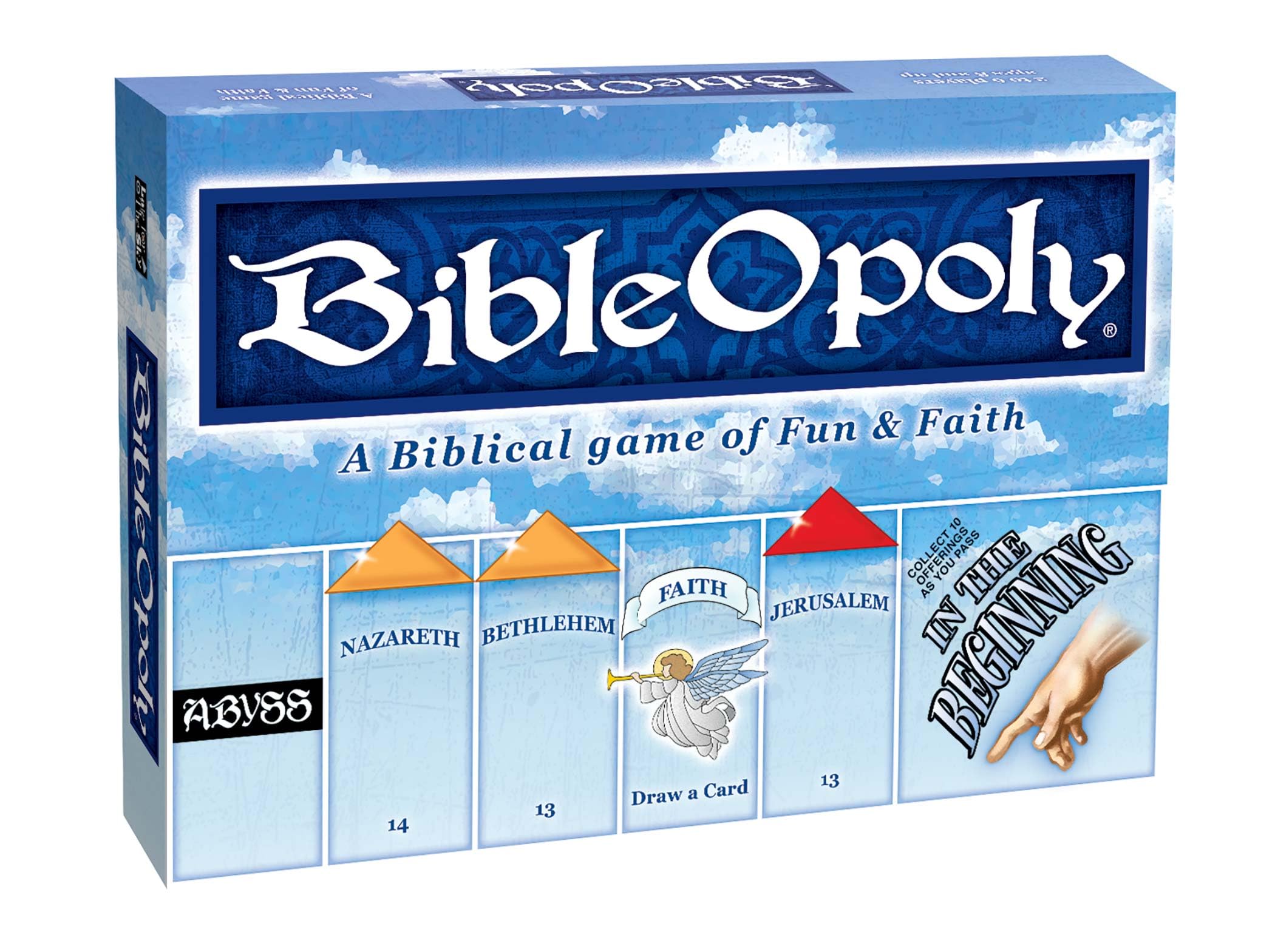Bible-Opoly Trading Board Game - Family Game for Adults and Children - 2 to 6 Players - Strategy Fun For Ages 8 and Up - A Biblical Game of Fun & Faith