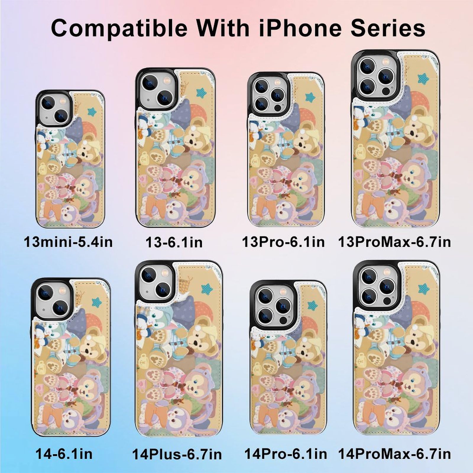 ダッフィー　美品　familiar iPhone 13mini ケース Amazon.co.jp: iPhone 13 Mini用 手帳型 ケース ダッフィー