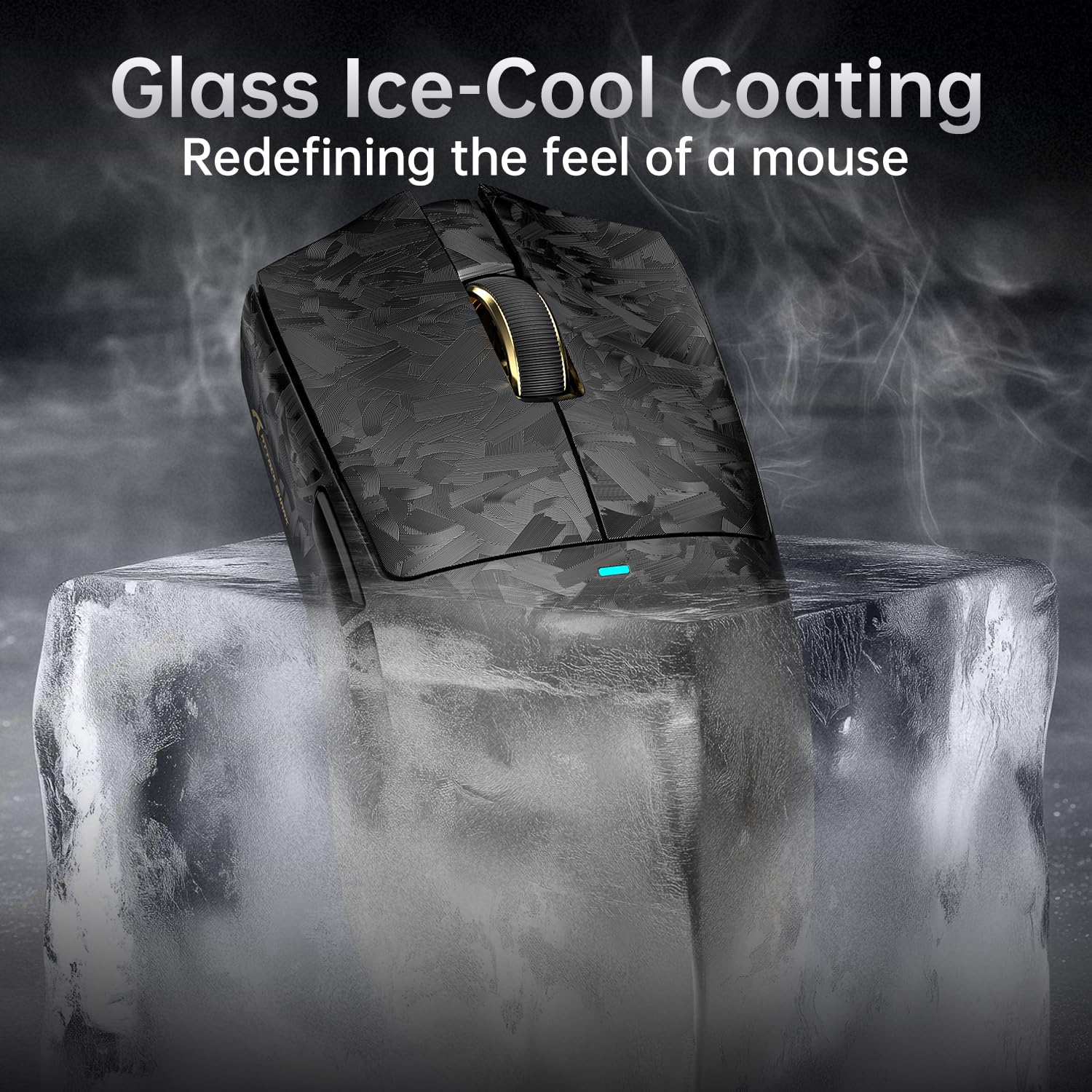 ATTACK SHARK X11 Ultra Wireless Gaming Mouse, Ultra-Light 63g, 42K dpi, 8K Polling, Nordic Chip, Carbon Fiber, for Esports & Pro Gamers