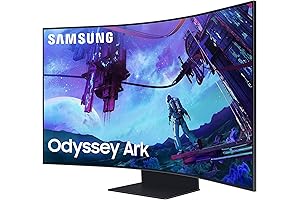 Samsung 55-inch Odyssey Ark 2nd Gen Curved Gaming Monitor
