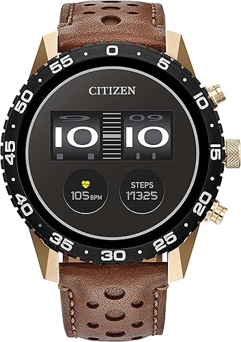 Miniatura 15 de Citizen CZ Smart PQ2 reloj inteligente deportivo de 44mm con aplicación YouQ con AI IBM Watson® y investigación de la NASA, Wear OS de Google,