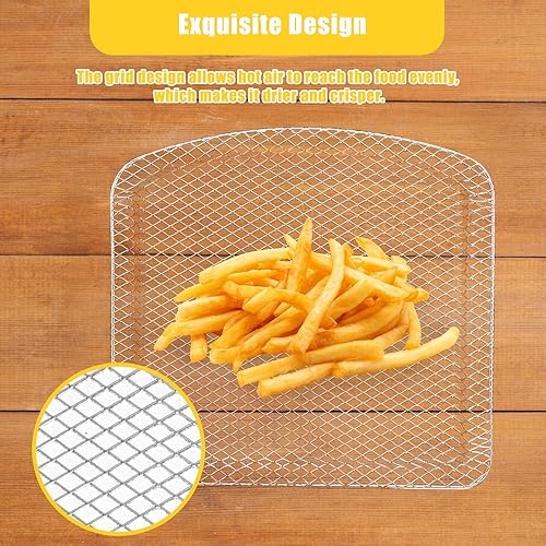Miniatura 4 de Rejilla deshidratadora para freidora de aire Chefman 6.3 cuartos de galón 4 en 1 horno digital de freidora de aire, estante de horno premium,