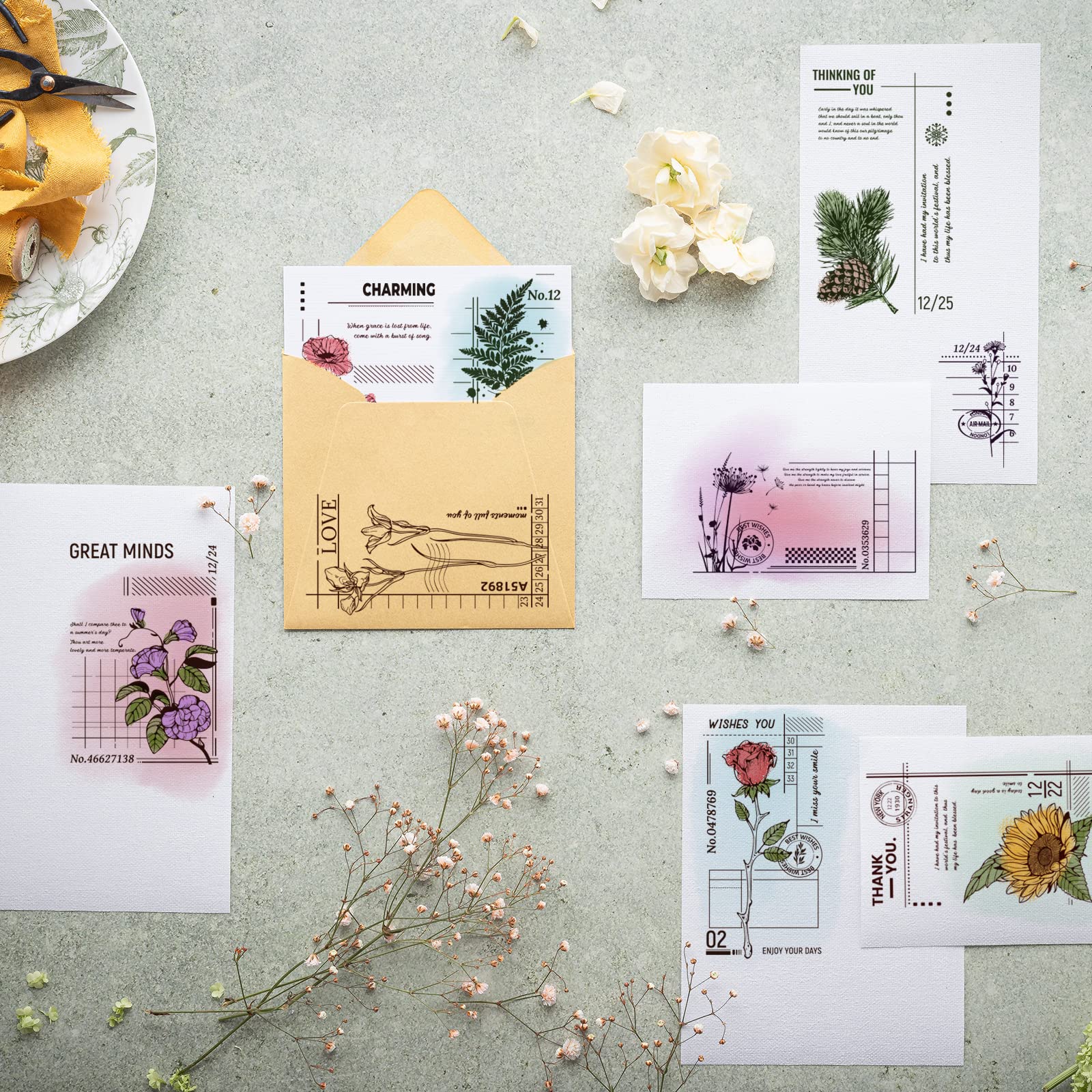 GLOBLELAND Timbre En Silicone Transparent De Grenade Découpe