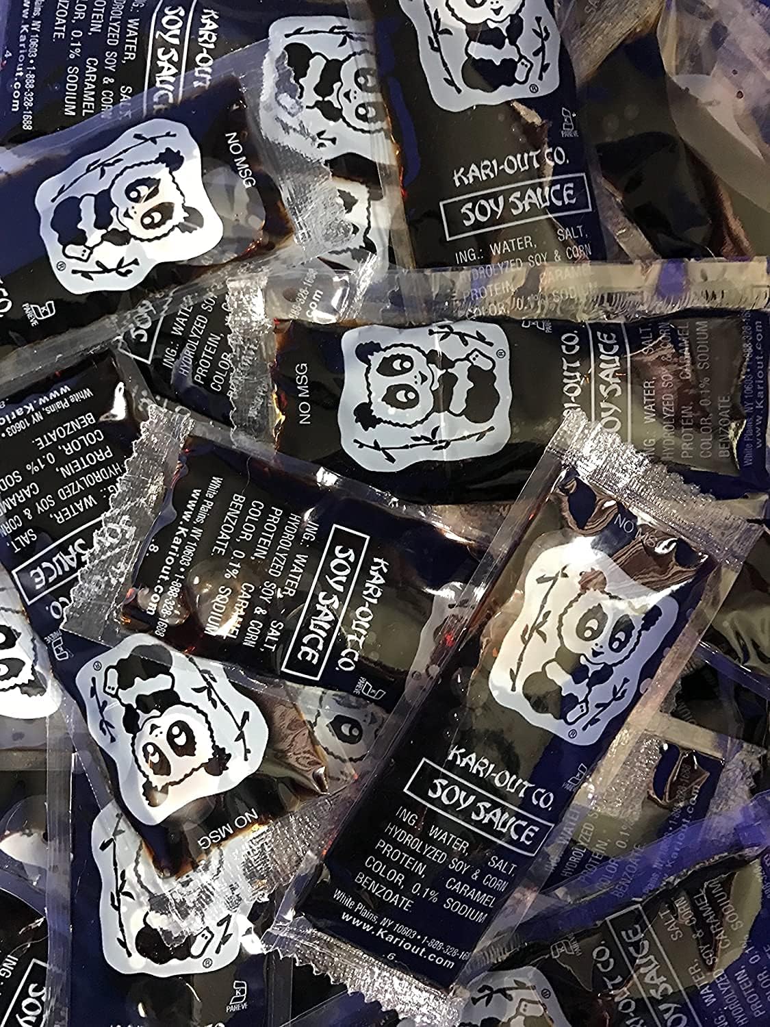 75 KariOut Soy Sauce Single Packets, No MSG Grocery