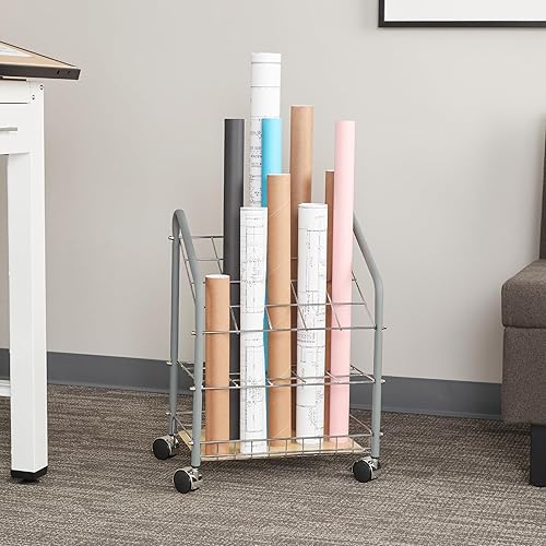 Miniatura 6 de Pemberly Row Archivador tubular de alambre de acero - 20 compartimentos