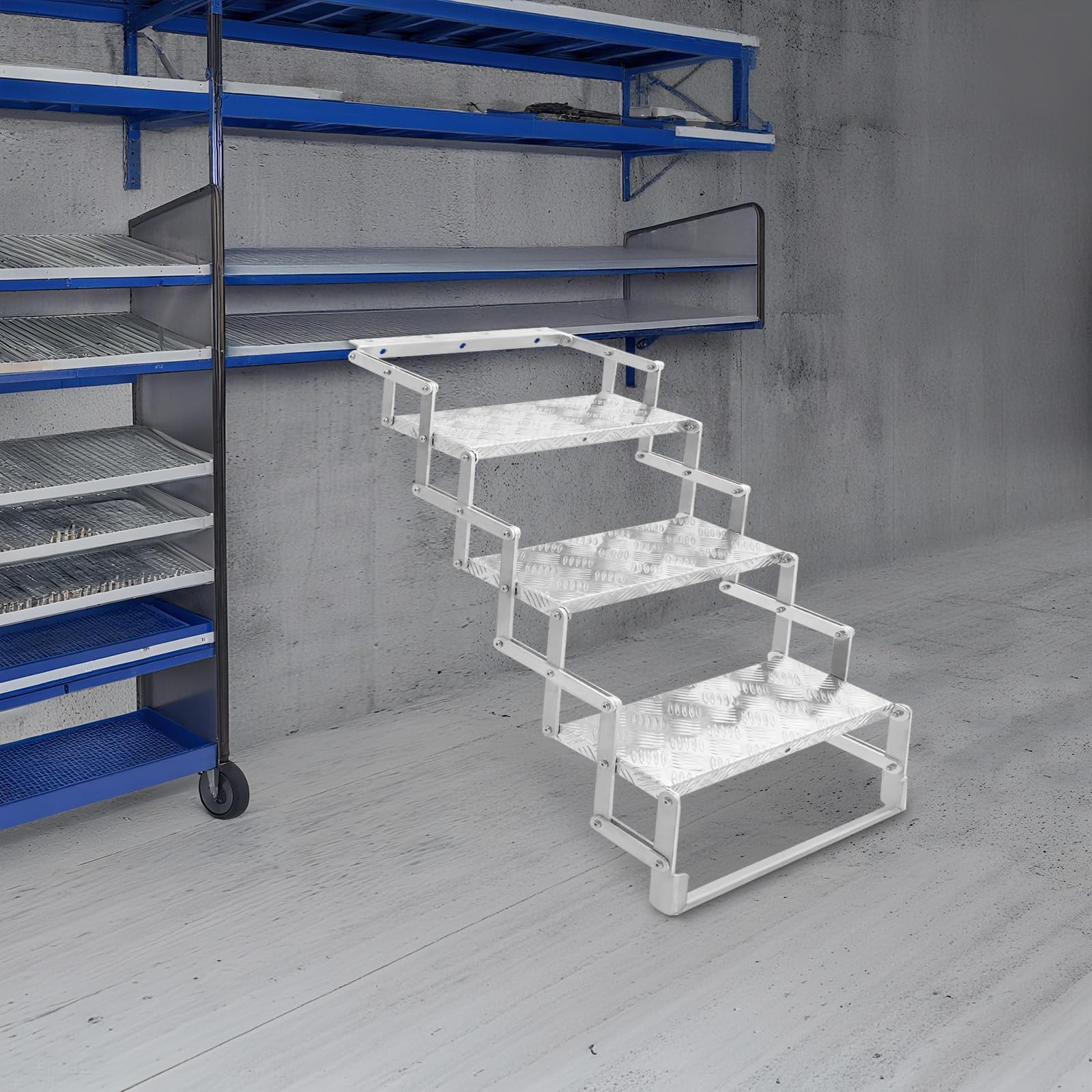 Aluminium-Scherentreppe 3 Stufen tragbare Geeignet für Wohnmobile