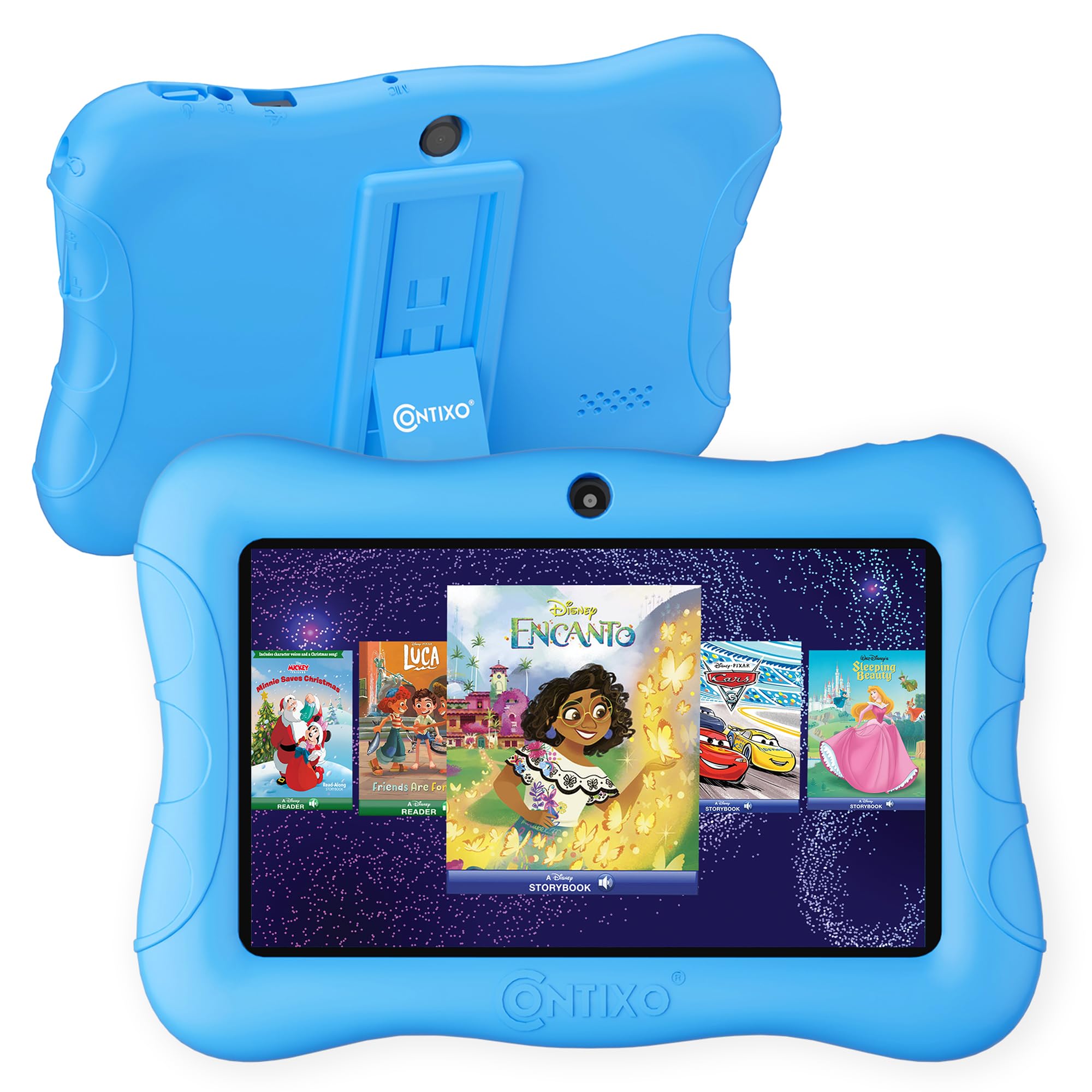 Contixo IZI V9 2GB RAM 32 GB ROM 7 Inch Kids Tablet, Android 10 Tablet, Educational Kids, Parental Control Pre Installed Learning Game Apps with WiFi Bluetooth Tablets for Kids 6+ Age (Blue) (B08JCZSP55) Amazon Price History, Amazon Price Tracker