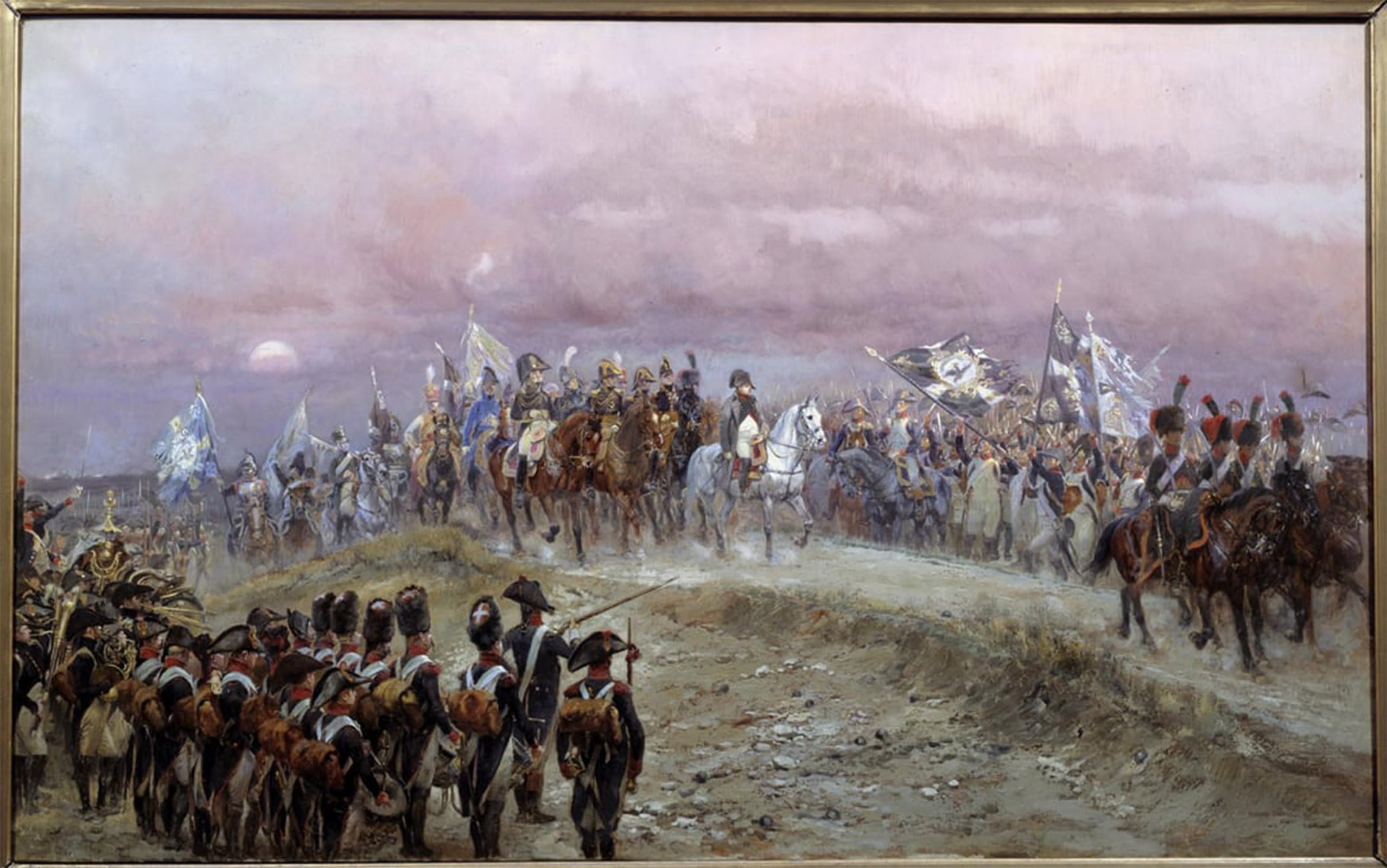 POSTERIIk Famous Modern Artwork Art Mural Evening of the Battle of Iena by Jean Baptiste Edouard Detaille Oil Paintings Pictures for Home Decor 60x90cm