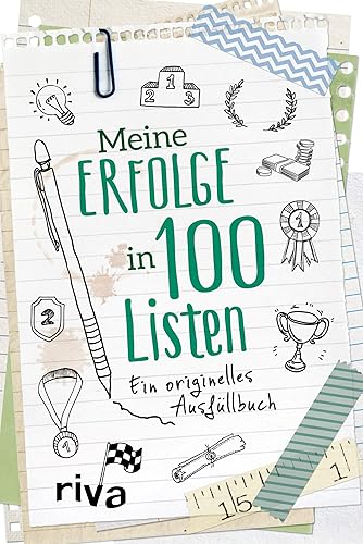 Meine Erfolge in 100 Listen: Ein originelles Ausfüllbuch. Bucketlist für Selbstliebe, Selbstreflexion, Achtsamkeit, Glück. Perfektes Geschenk zu Geburtstag, Weihnachten