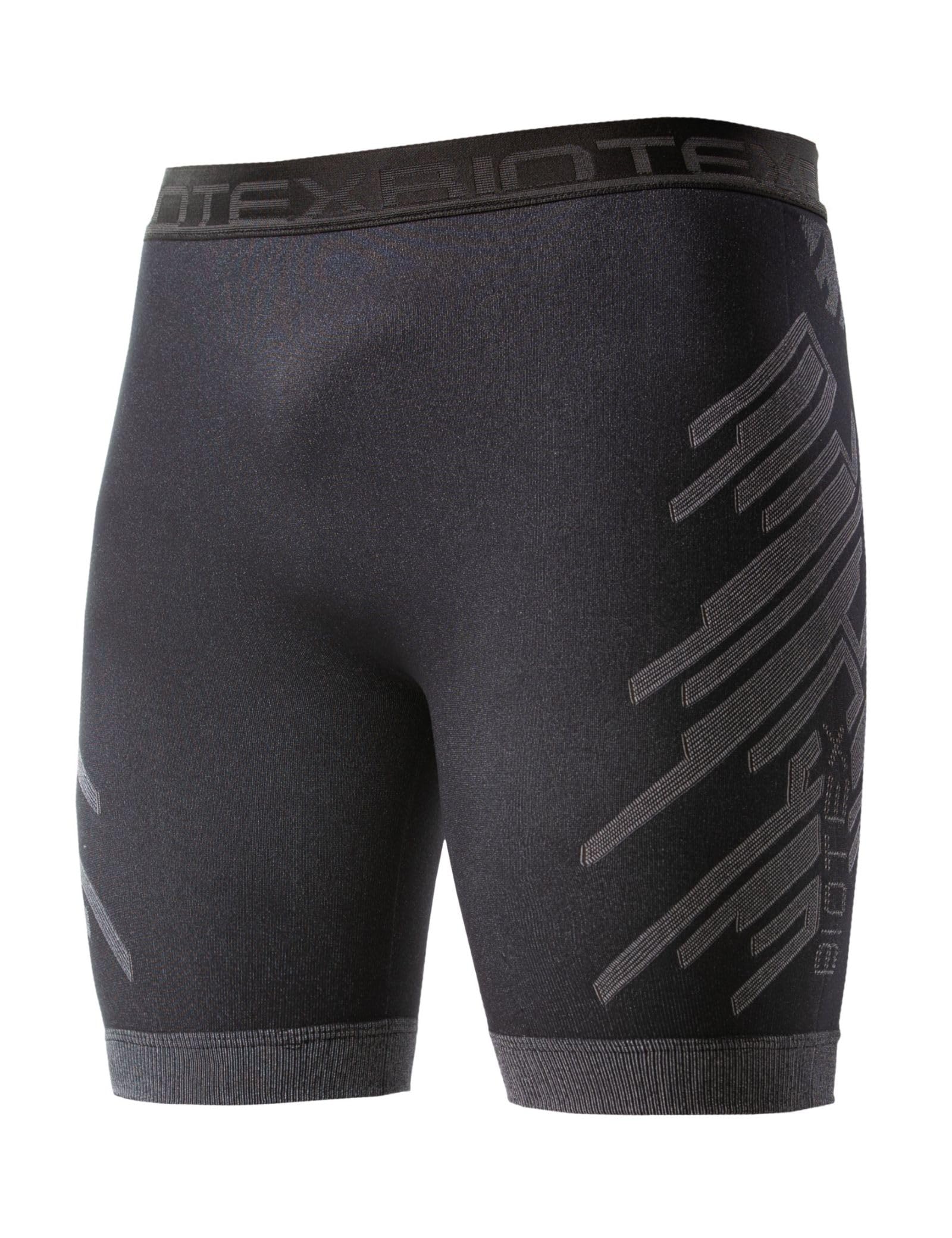 BIOTEX Boxer Power Bike con Fondello da Uomo, Antibatterico e Traspirante, Ideale per MTB, Gravel ed E-Bike, Nero