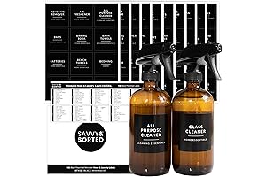 Black Laundry Labels for Jars, 136 Cleaning Labels & Home Organizer Stickers...