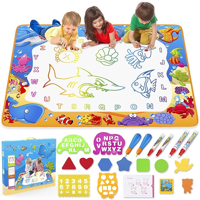 toyk Aqua Magic mat Kids Painting Writing Doodle Board Toy Color