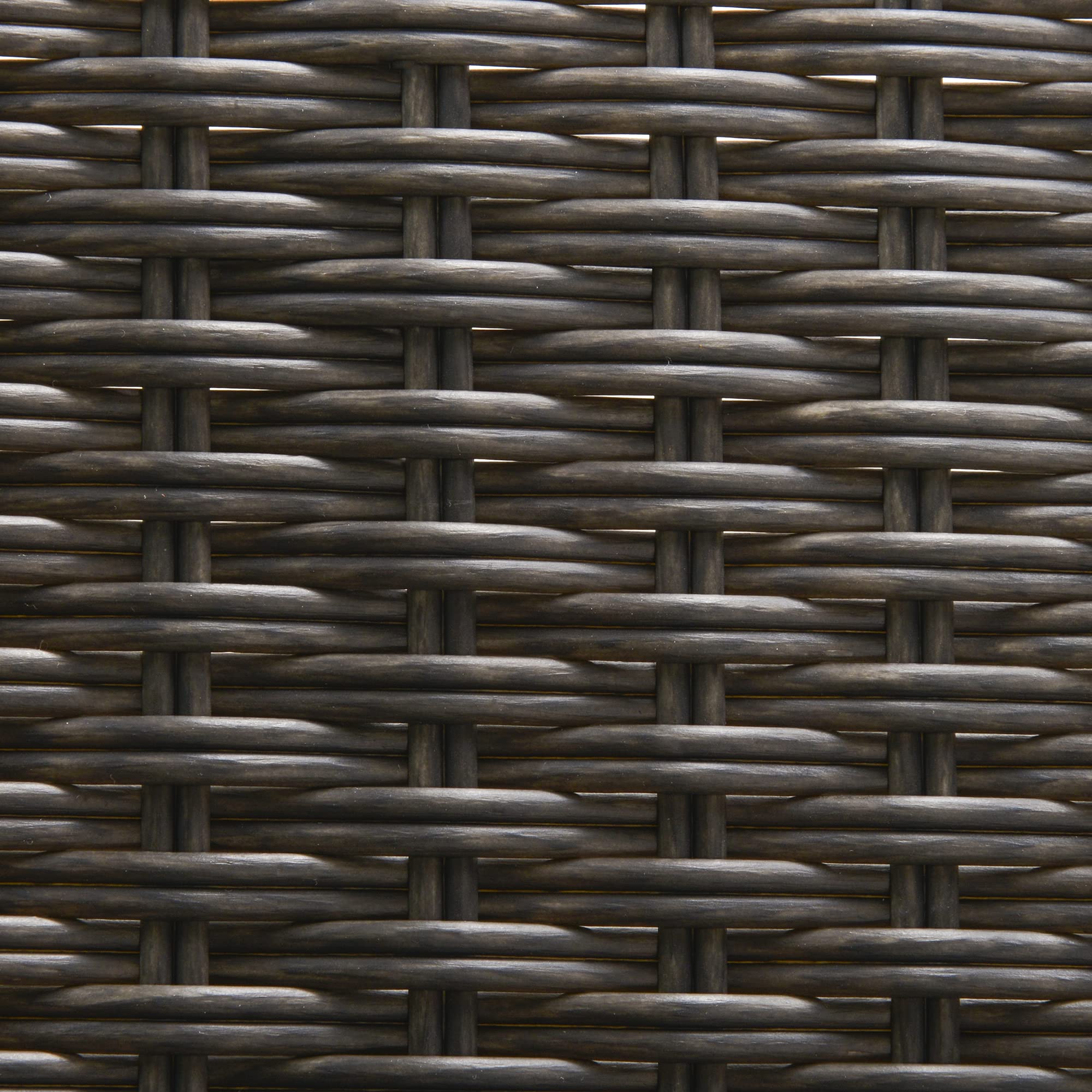 Outsunny Rocking Chair - Silla con cojín de asiento desenfundable, 66 x 88 x 98 cm, resina trenzada de imitación de ratán gris