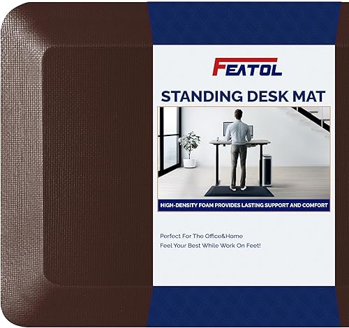 Alfombrilla antifatiga confort, 910 pulgadas, soporte extra y grueso, perfecto para cocinas, escritorios de pie y garajes, libre de ftalatos, alivia