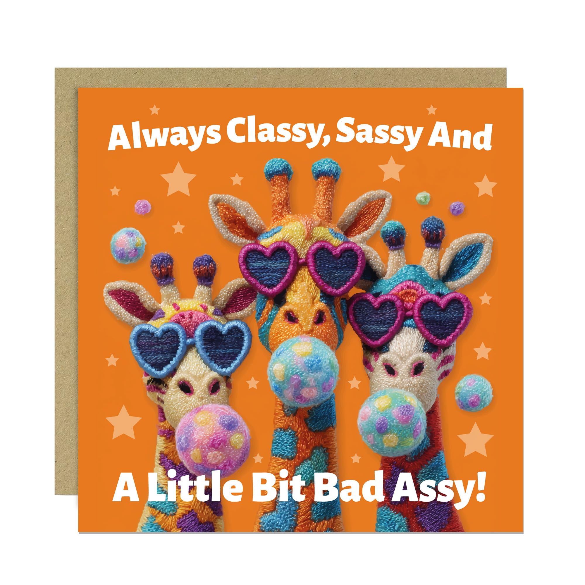 RED OCEAN Funny Cards For Women, Birthday Card, Sassy Card For Daughter, Women, Girls, Her, Best Friend, BFF, Sister, Mum, Nanny, Wife With Kraft Envelope