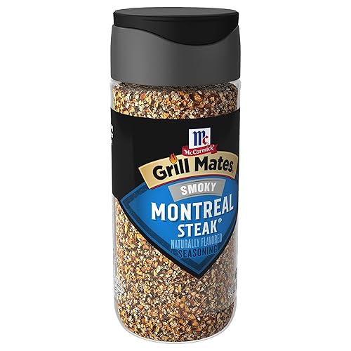 McCormick Grill Mates Smoky Montreal - Condimento para carne ahumada 34 onzas paquete de 6